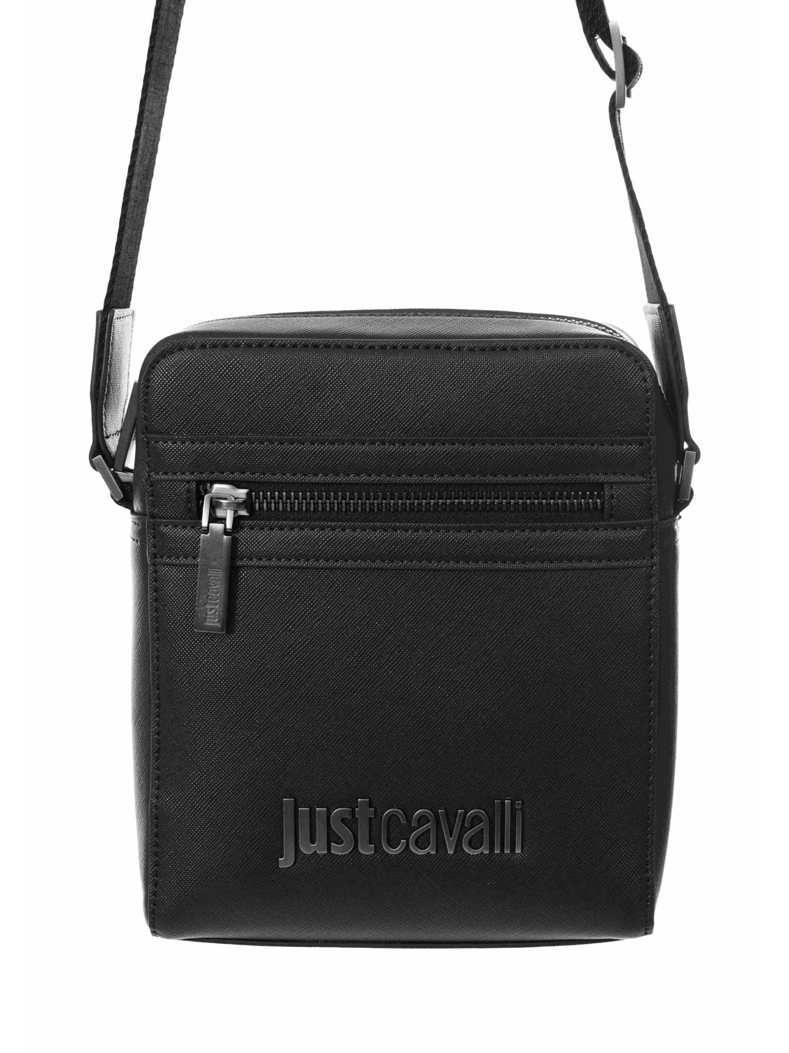 Just Cavalli Crossbody Bag In Black