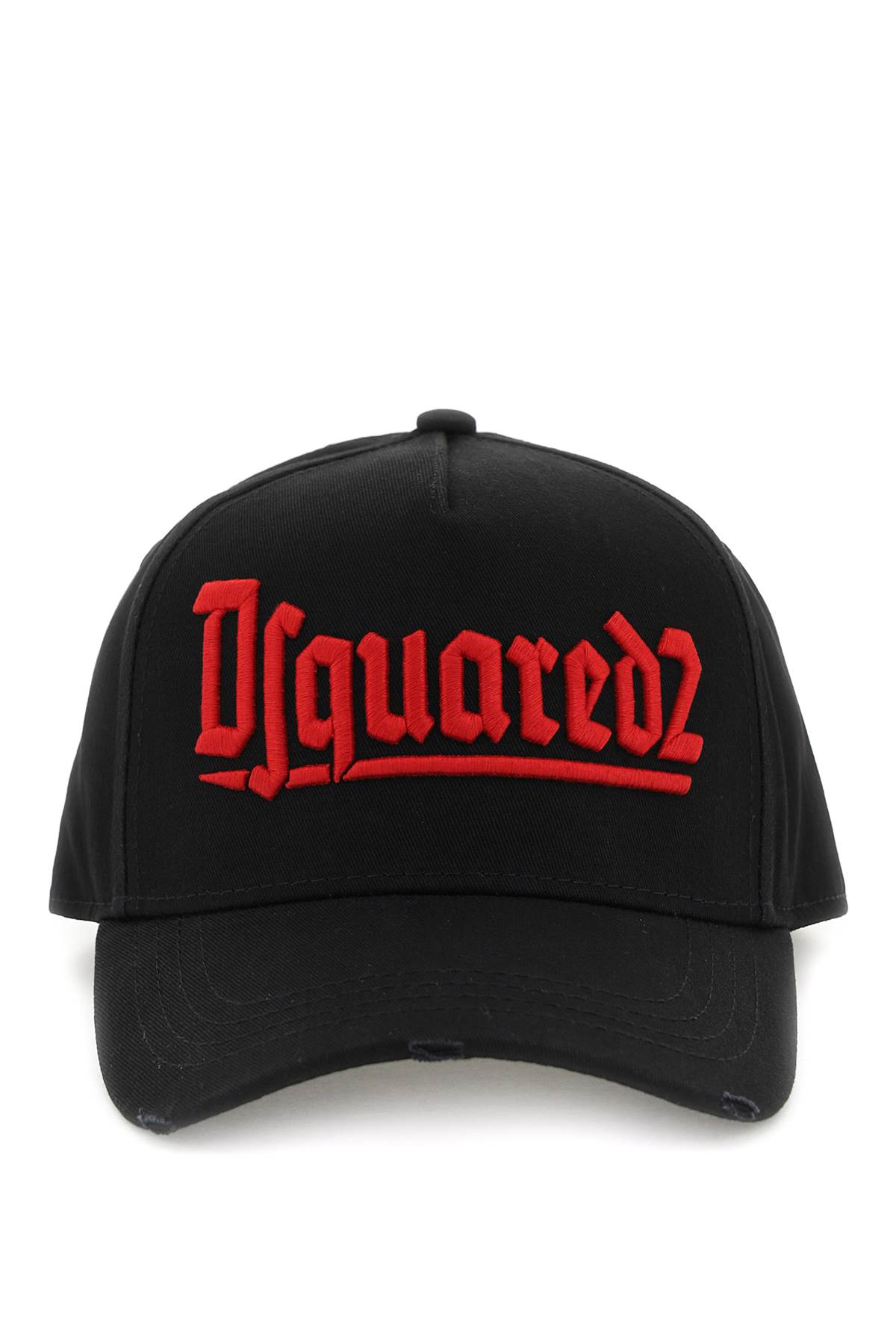Shop Dsquared2 Baseball Cap With Emboridered Logo In Black