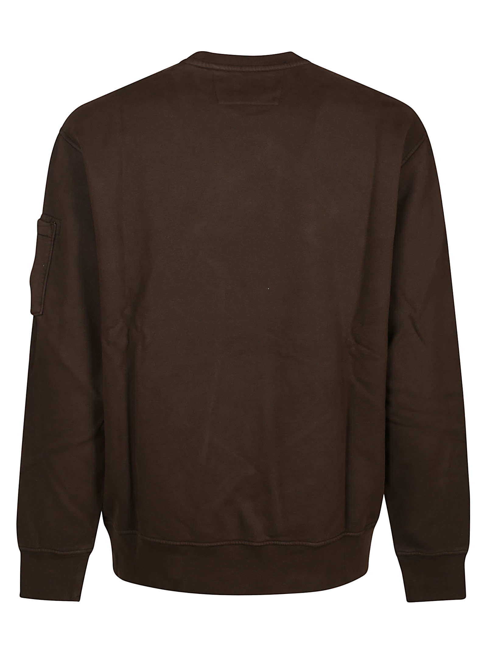 Shop C.p. Company Diagonal Lens Sweatshirt In Ivy Green