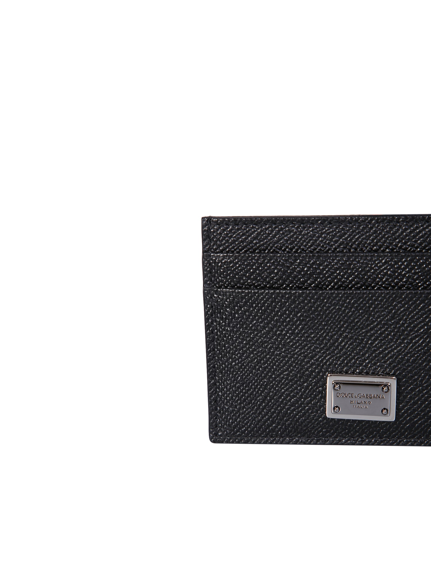 Shop Dolce & Gabbana Dauphine Card Holder In Black