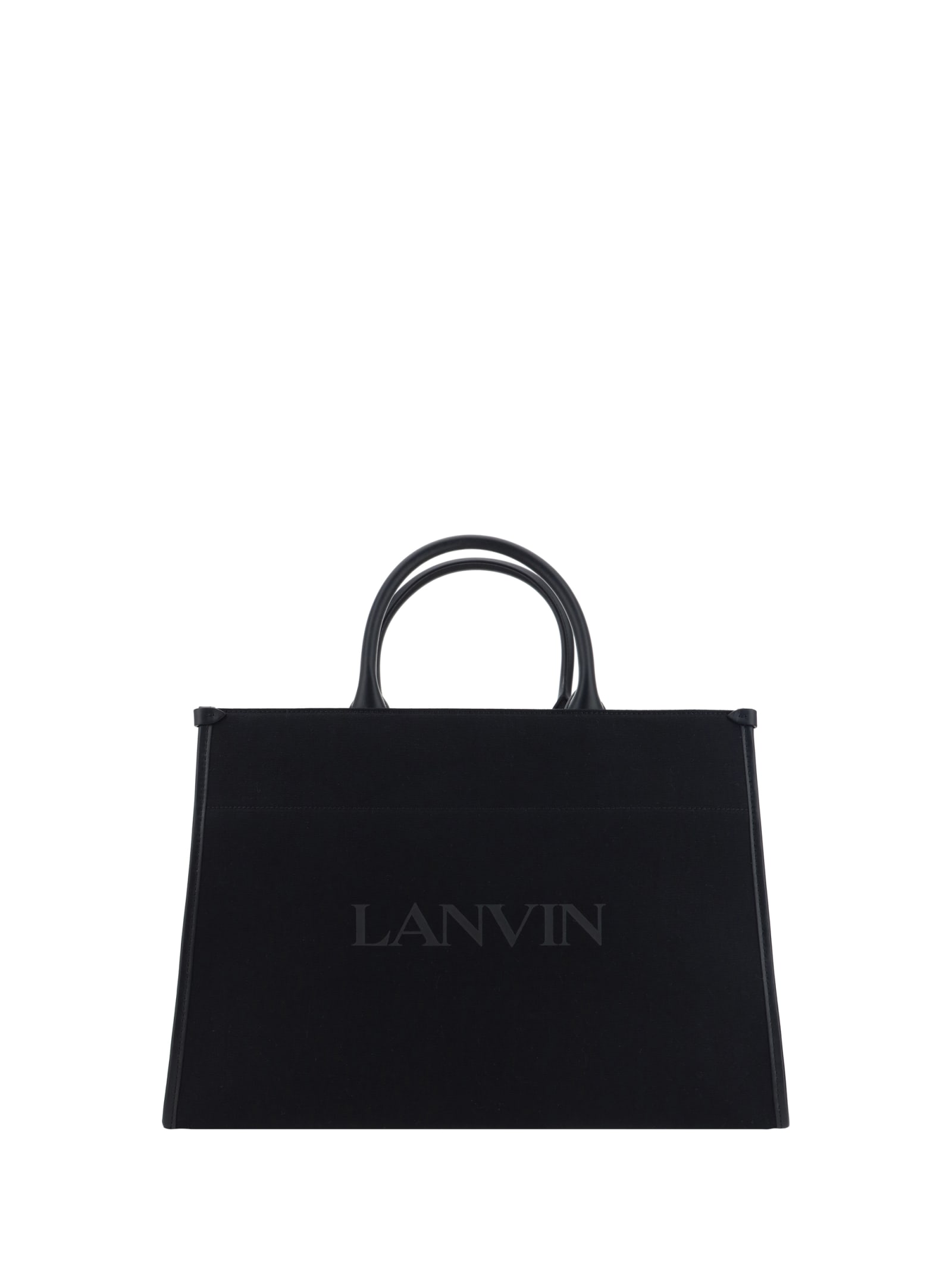 Shop Lanvin Tote Handbag In Nero