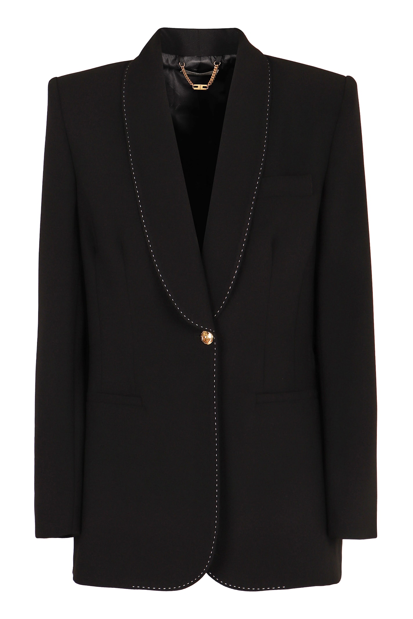 Single-breasted Viscose Blazer