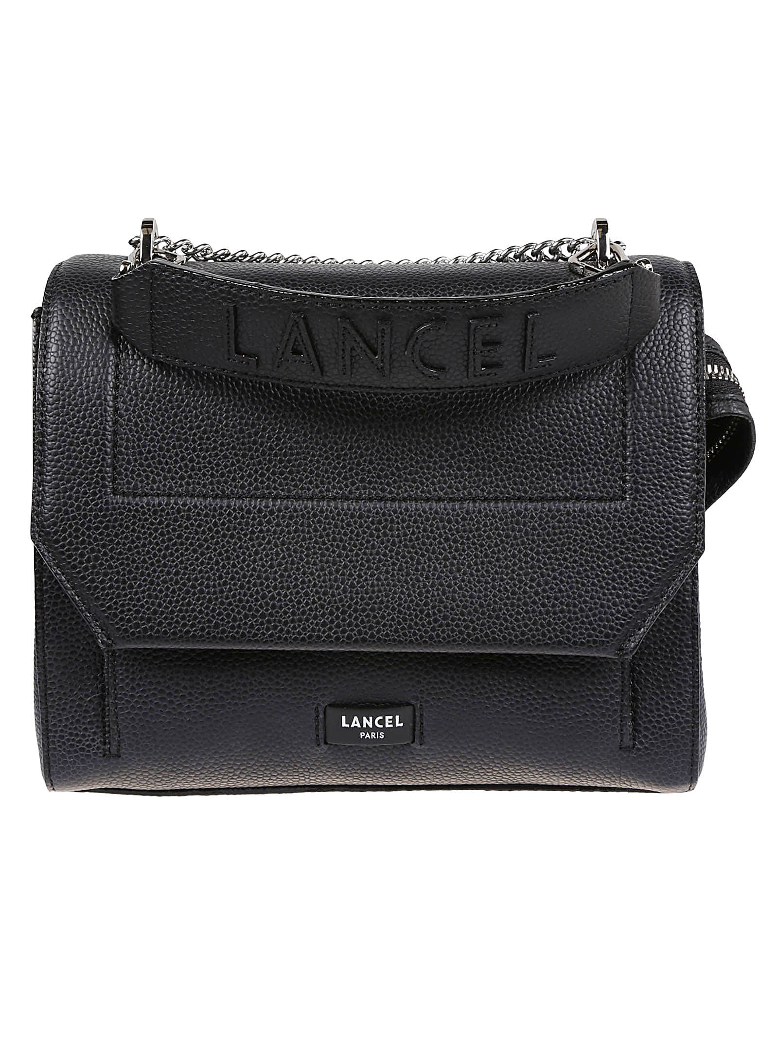 Lancel Ninon Medium Flap Bag In Black