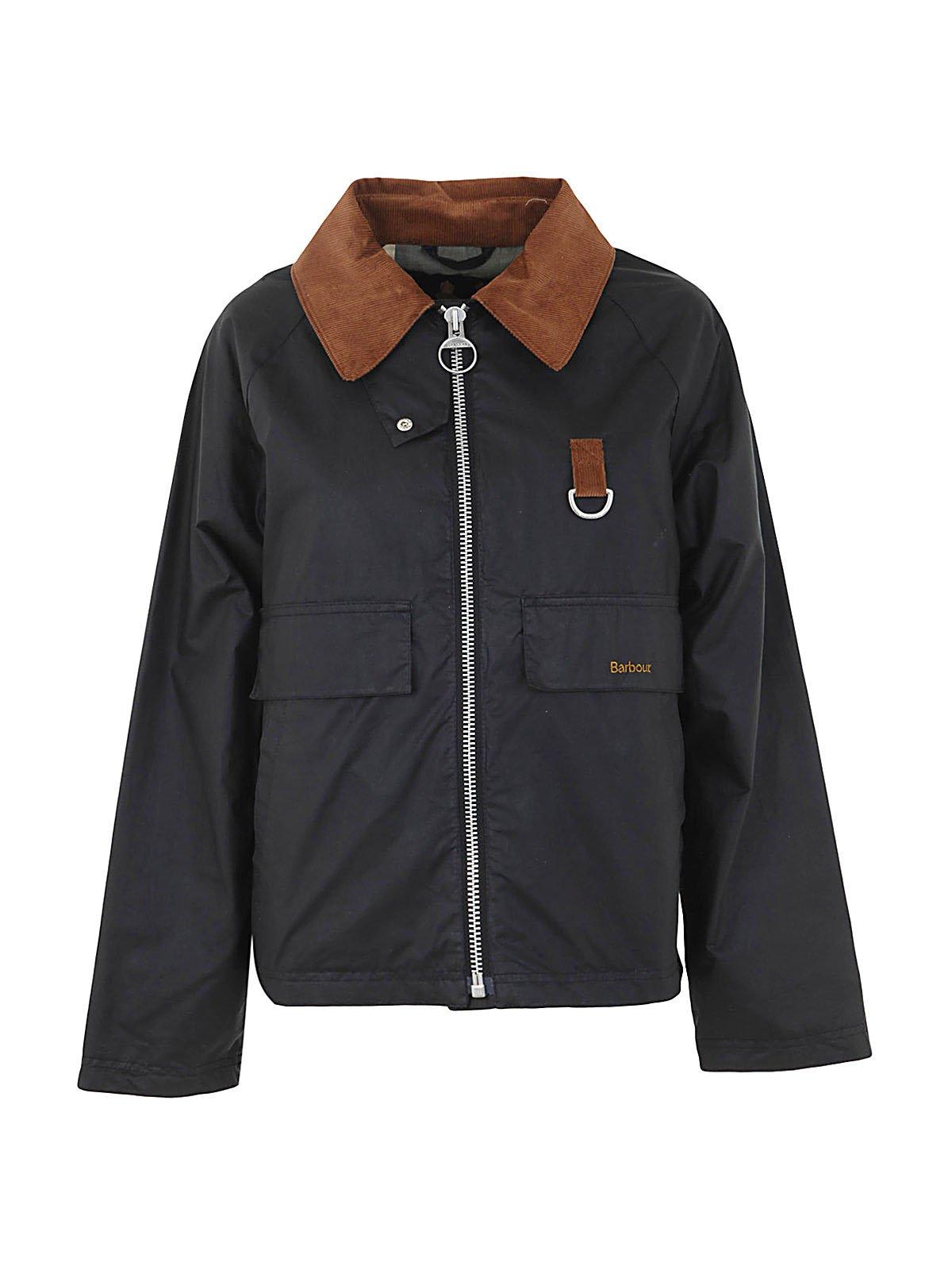 Barbour Eddleston Jacket In Black Ancient