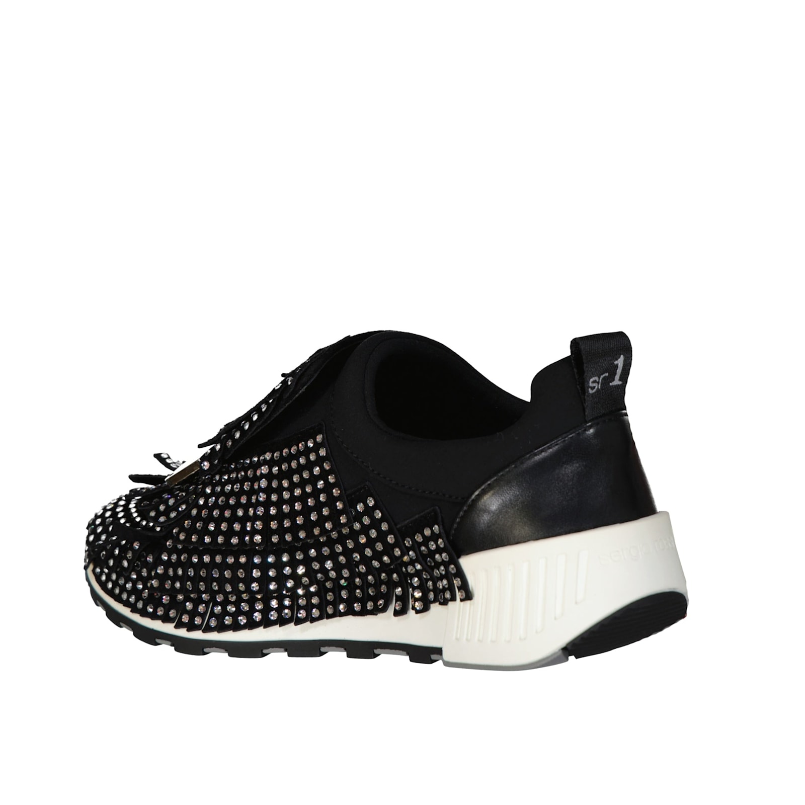 SERGIO ROSSI SR1 RUNNING CRYSTALS SNEAKERS 