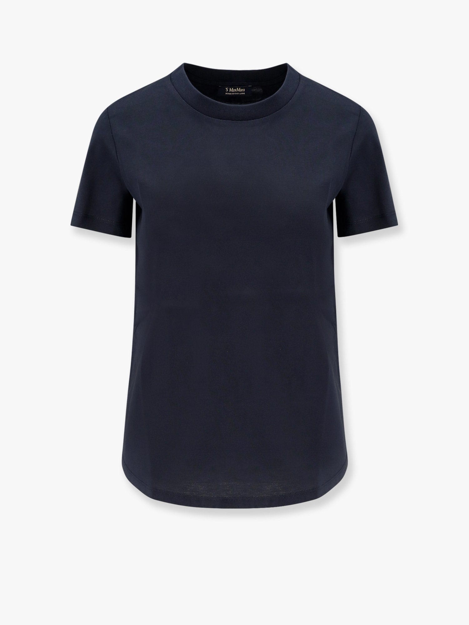 S Max Mara Reno Cotton T-shirt In Blue