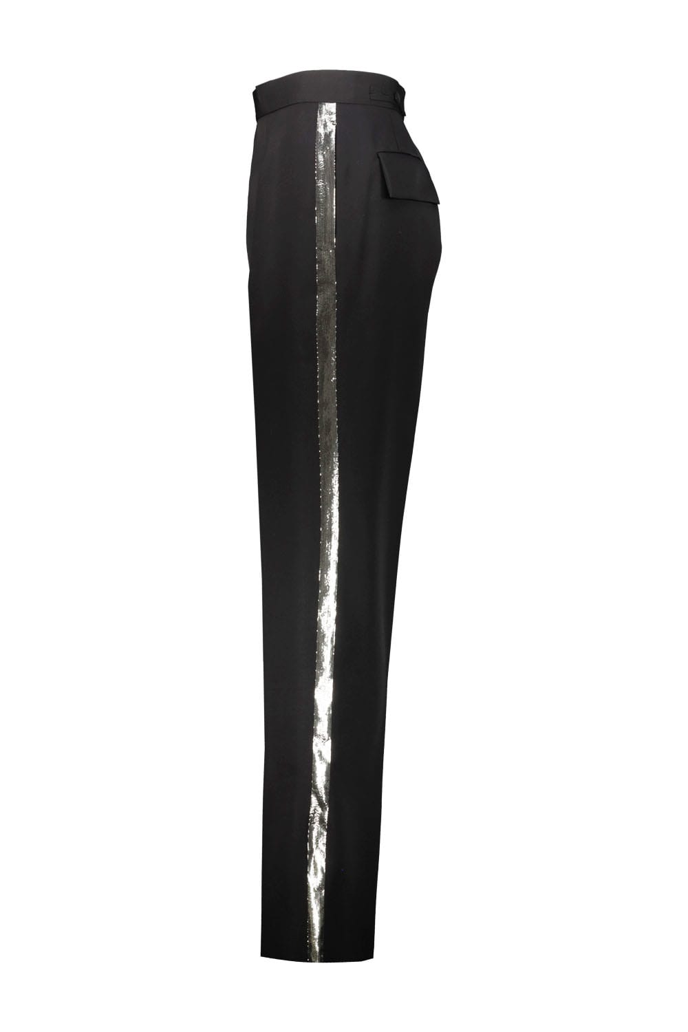 Shop Sapio N°9 Gabardine Smoking Pant In Black