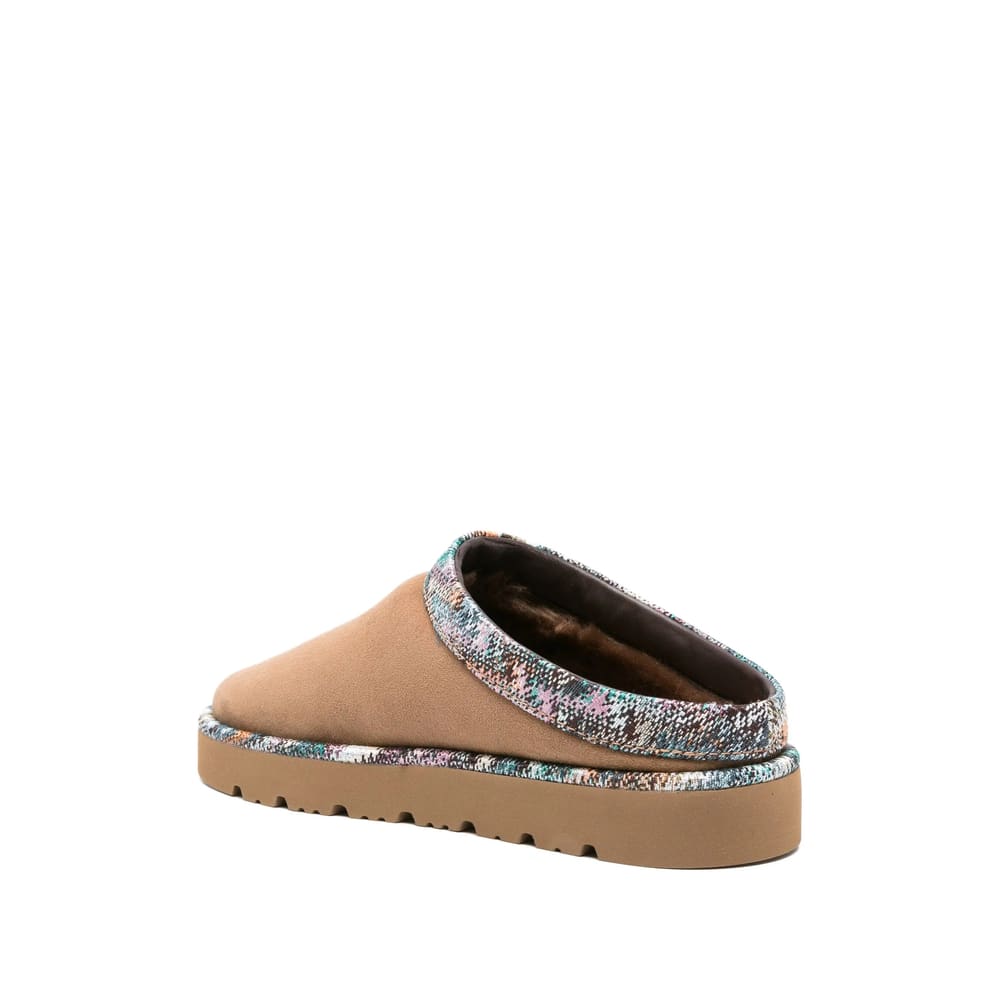 Missoni Patterned-trim Slippers In Multi