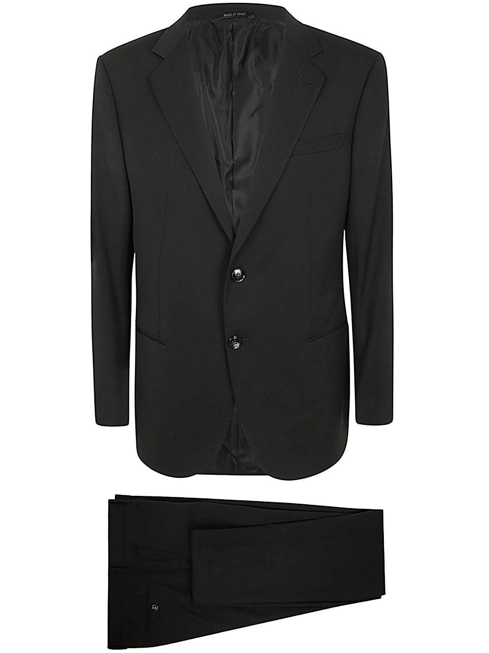 Shop Giorgio Armani Suit In Black Beauty