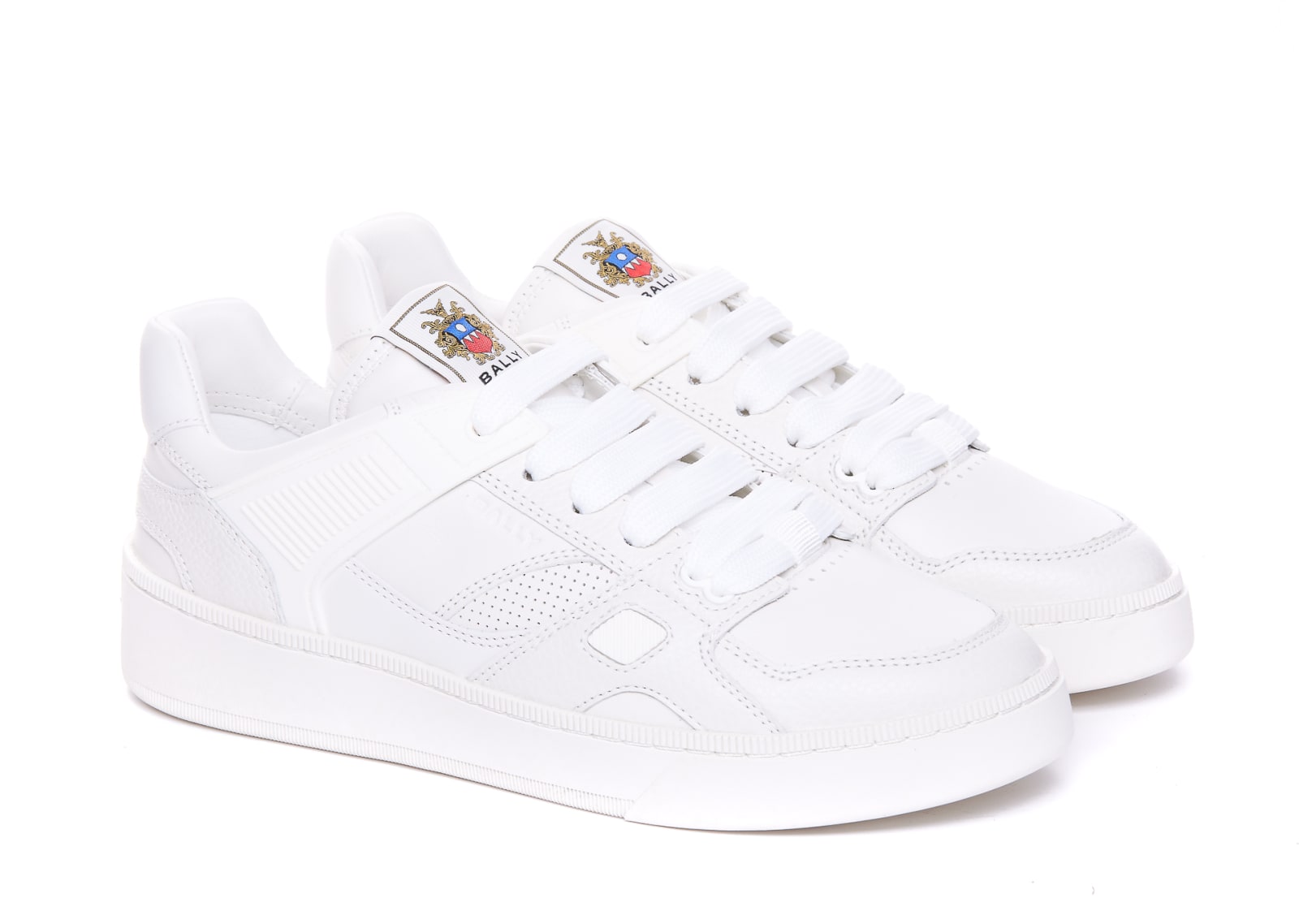 Shop Bally Ronnie Sneakers In White