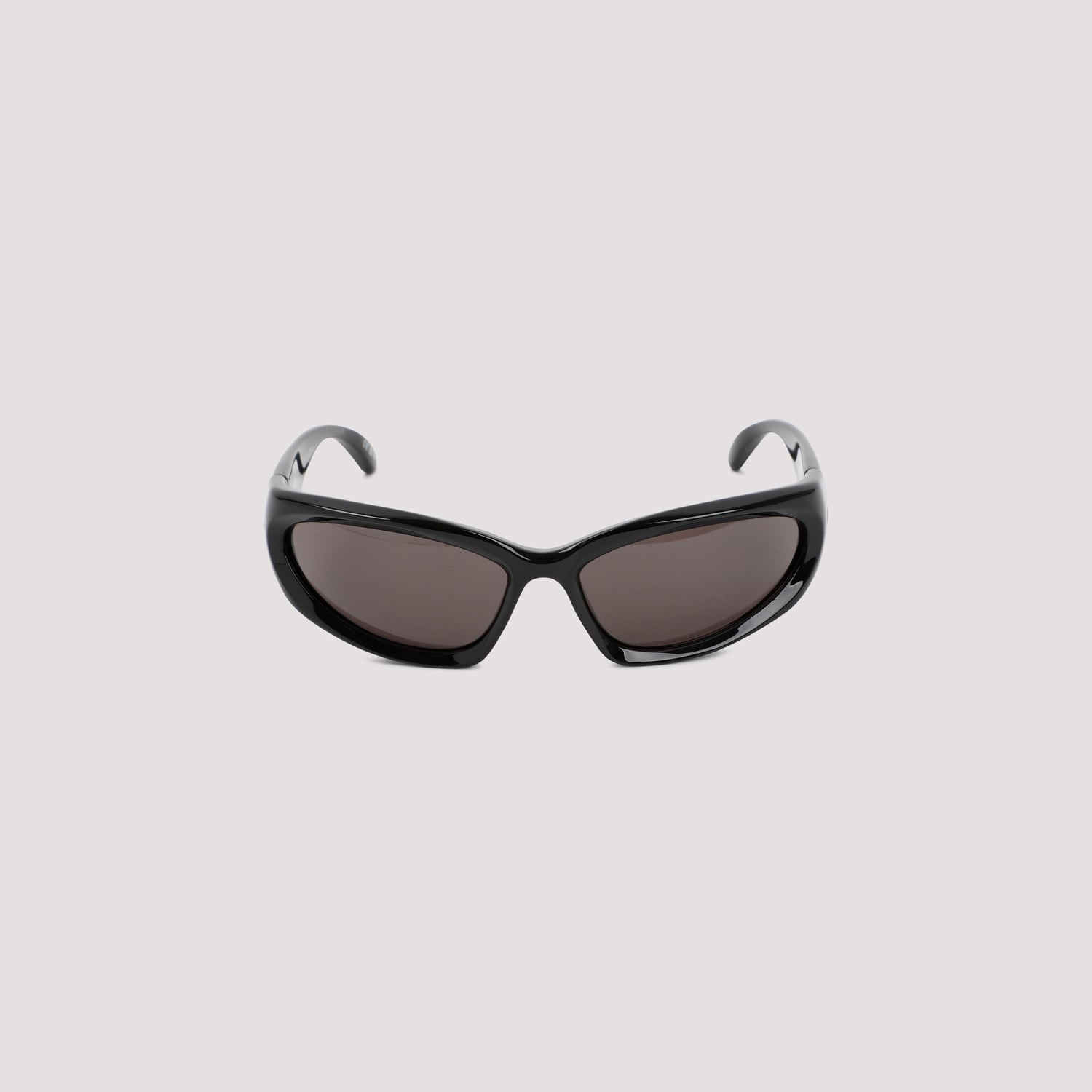 Balenciaga Swift Oval Sunglasses In Black