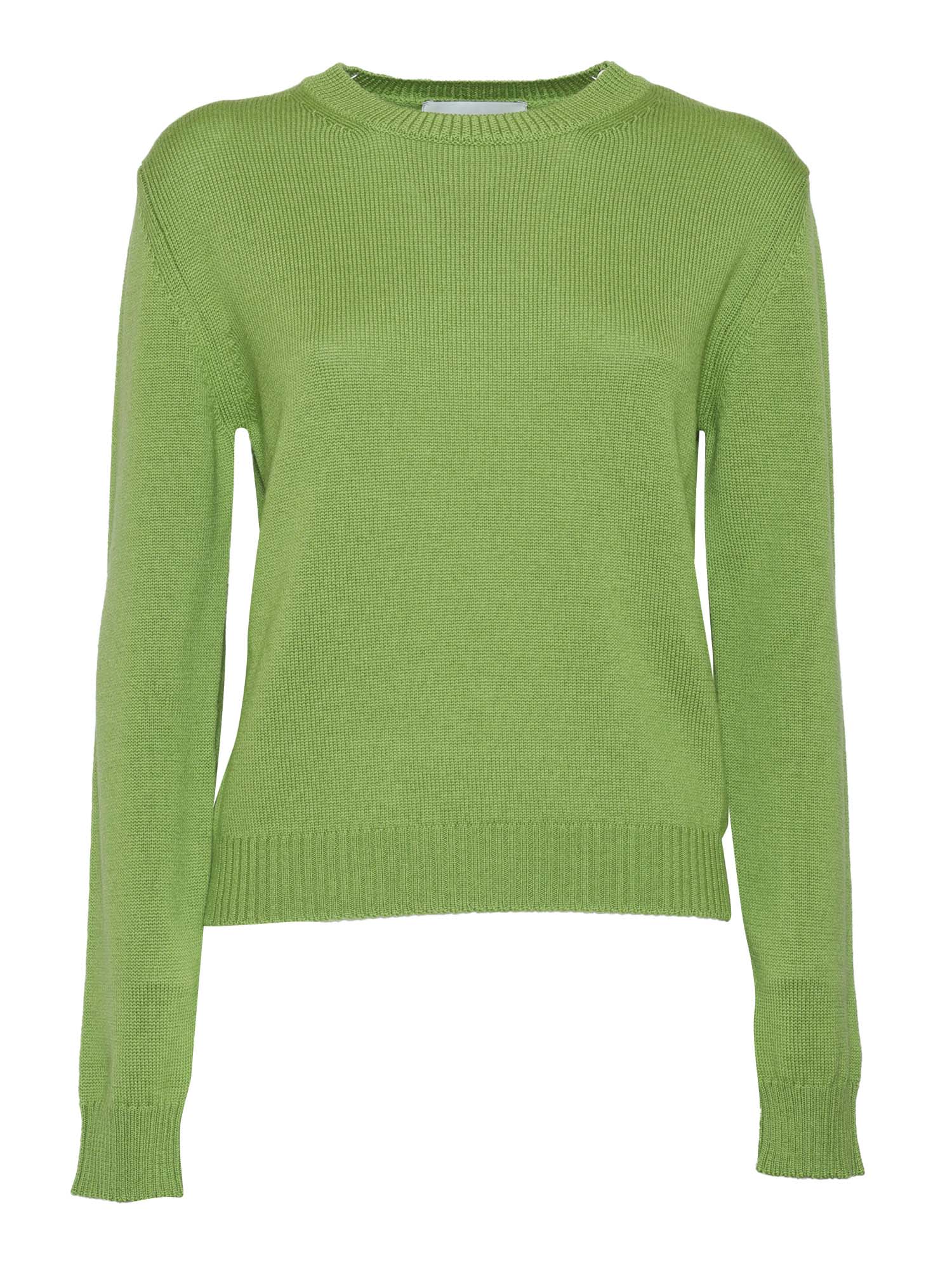 Shop Ballantyne R Neck Pullover In Green