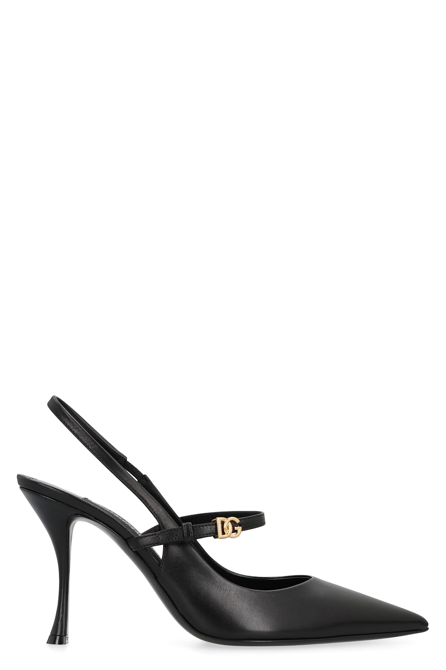 Dolce & Gabbana 90mm Slingback Heels In Black