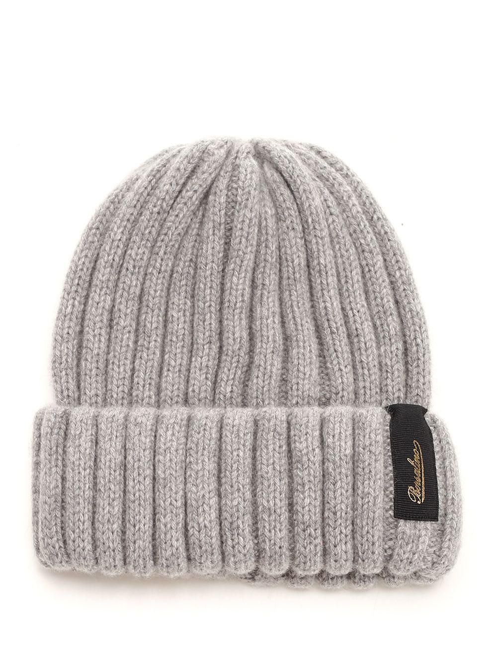 Ribbed Cashmere Beanie