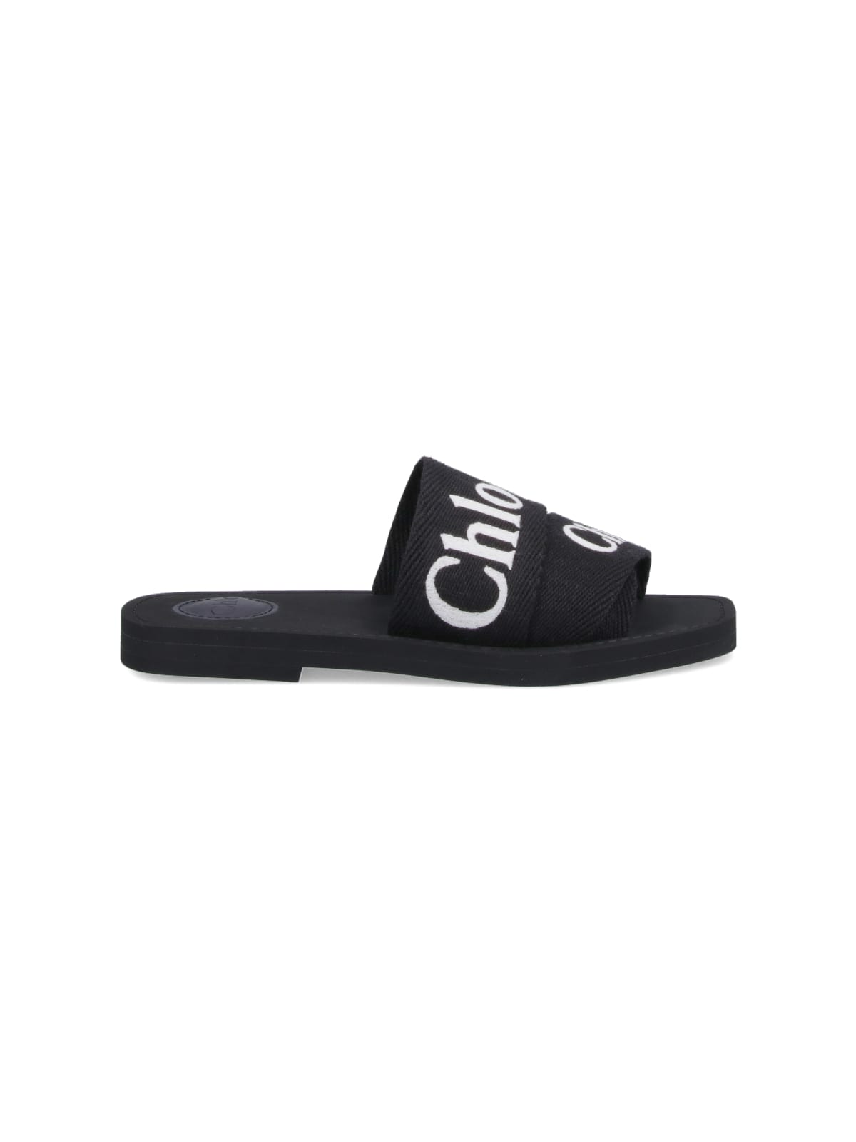 Shop Chloé Sandals Woody In Black