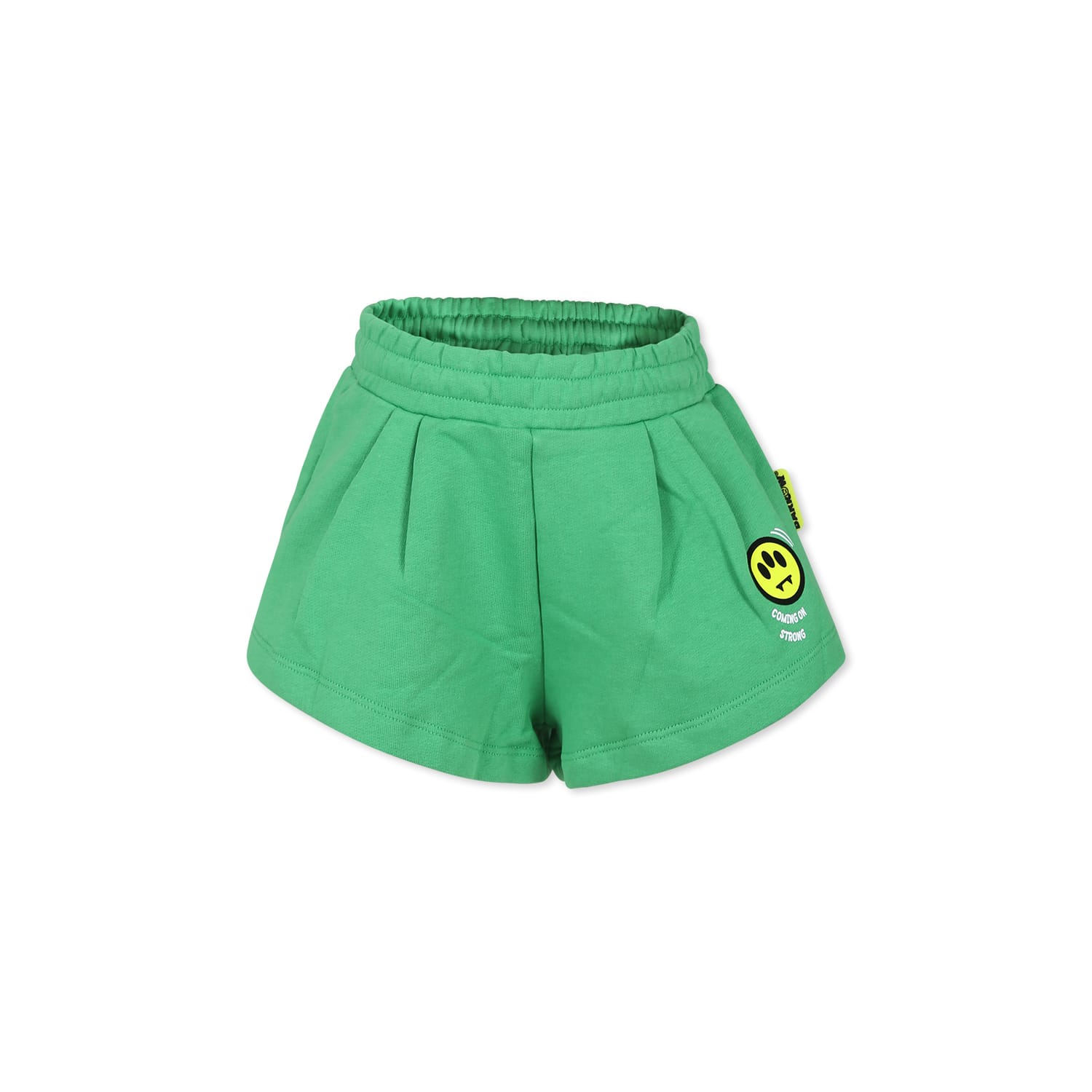 Shop Barrow Green Shorts For Girl With Smiley