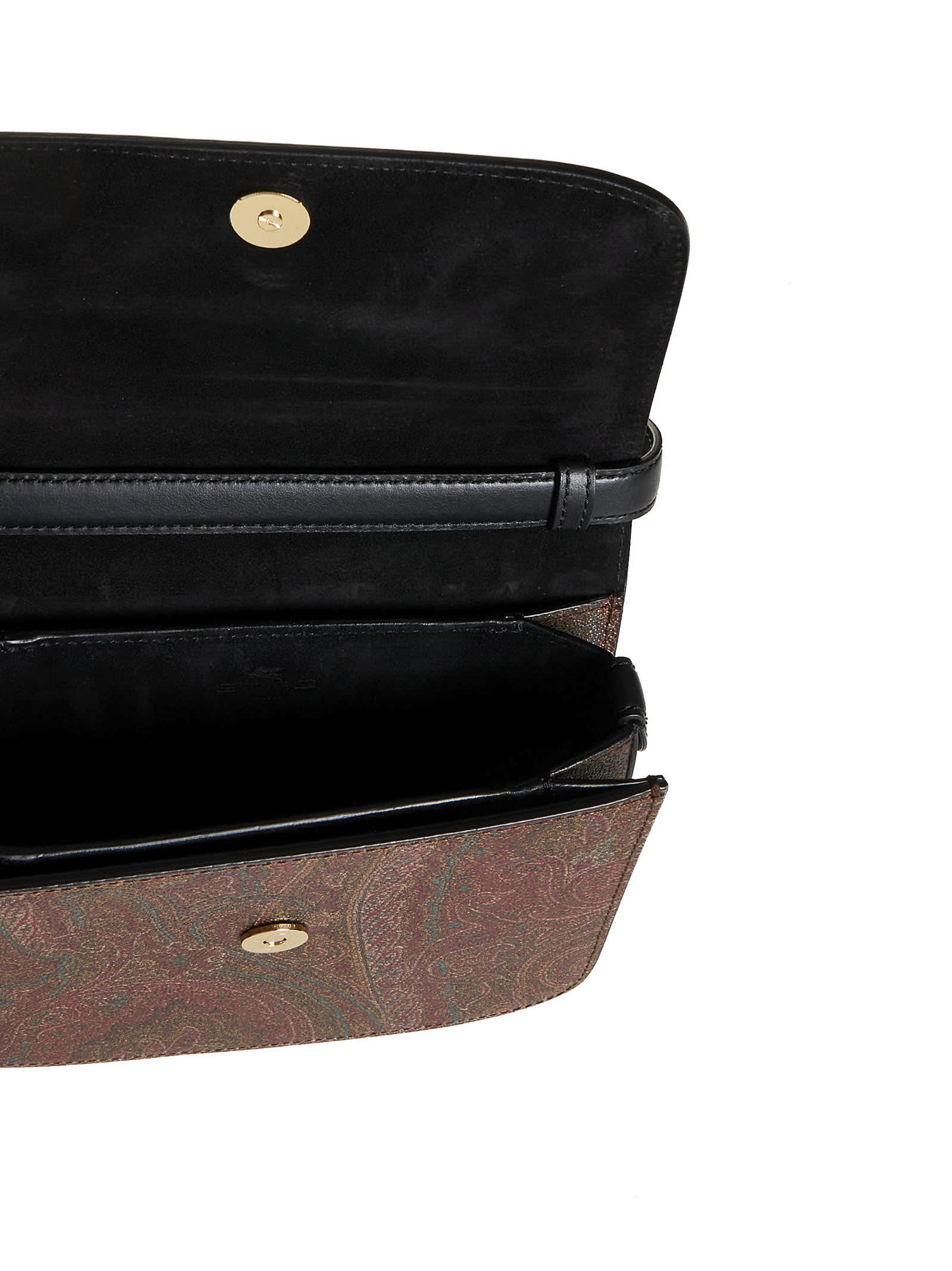 Shop Etro Shoulder Bag In Black