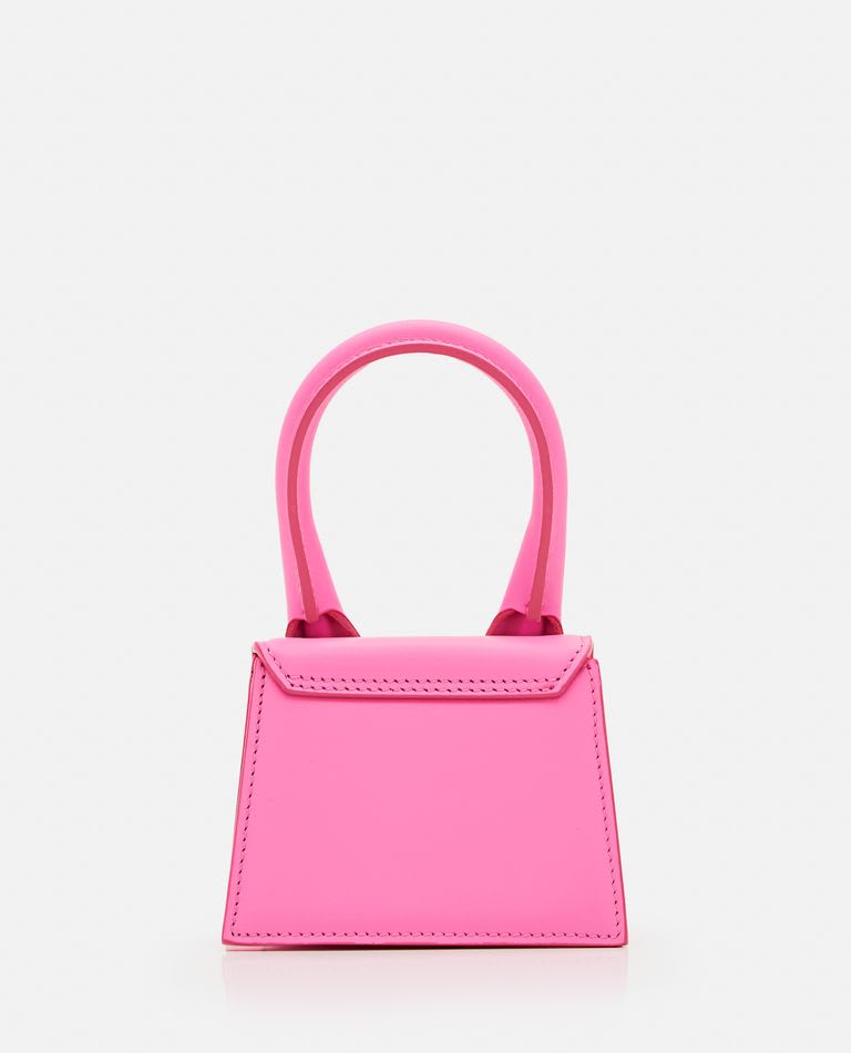 Shop Jacquemus Le Chiquito Leather Mini Bag In Pink