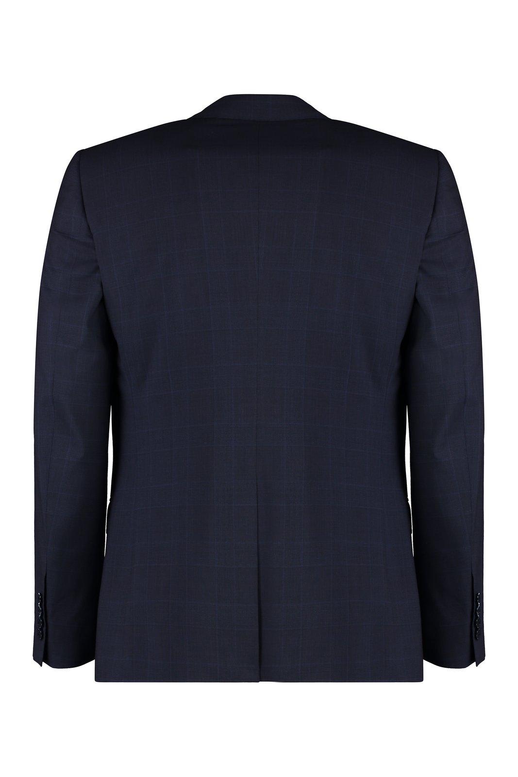 Shop Dolce & Gabbana Single-breasted Glen Plaid Martini-fit Suit In Nero