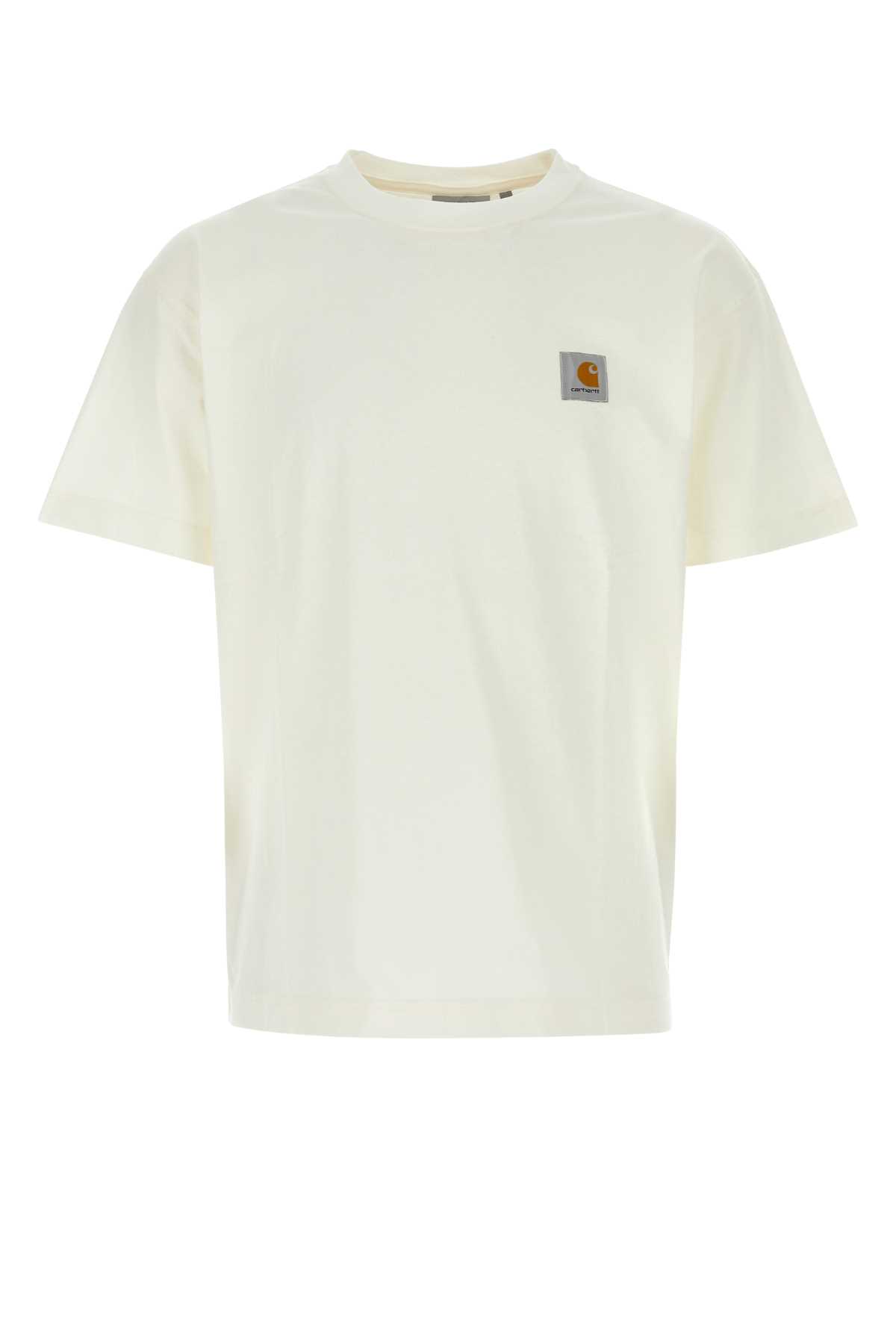 White Cotton Oversize S/s Nelson T-shirt