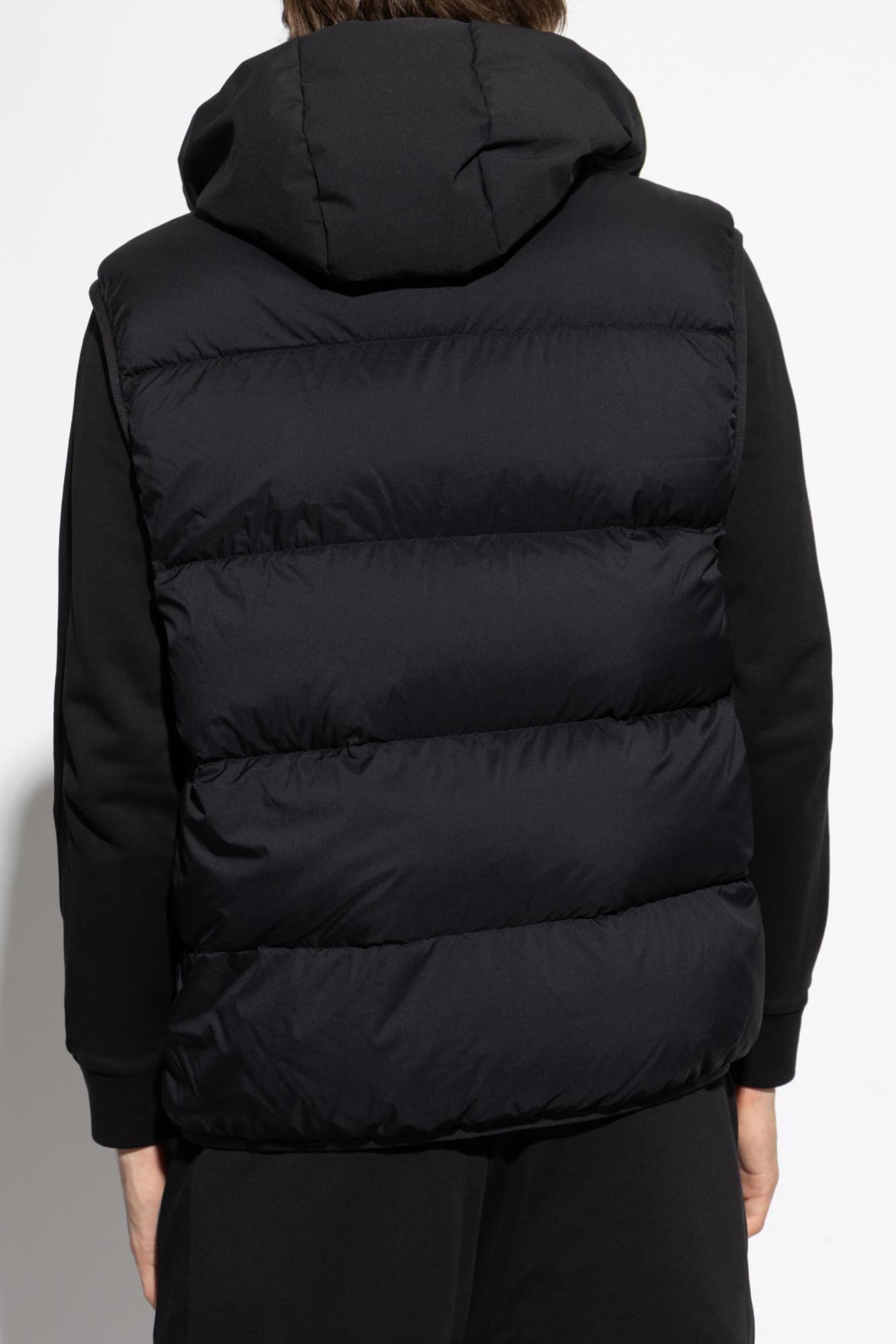 Moncler Black Nylon Guersac Down Jacket In Black