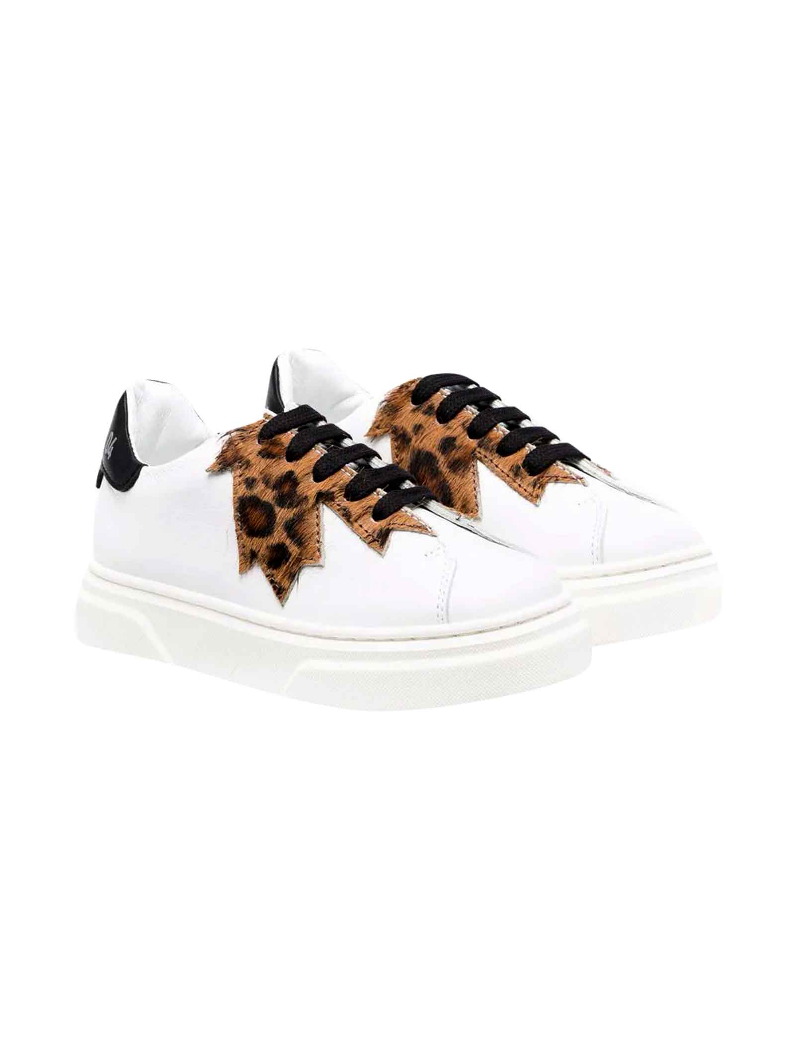 Dsquared2 White Teen Sneakers