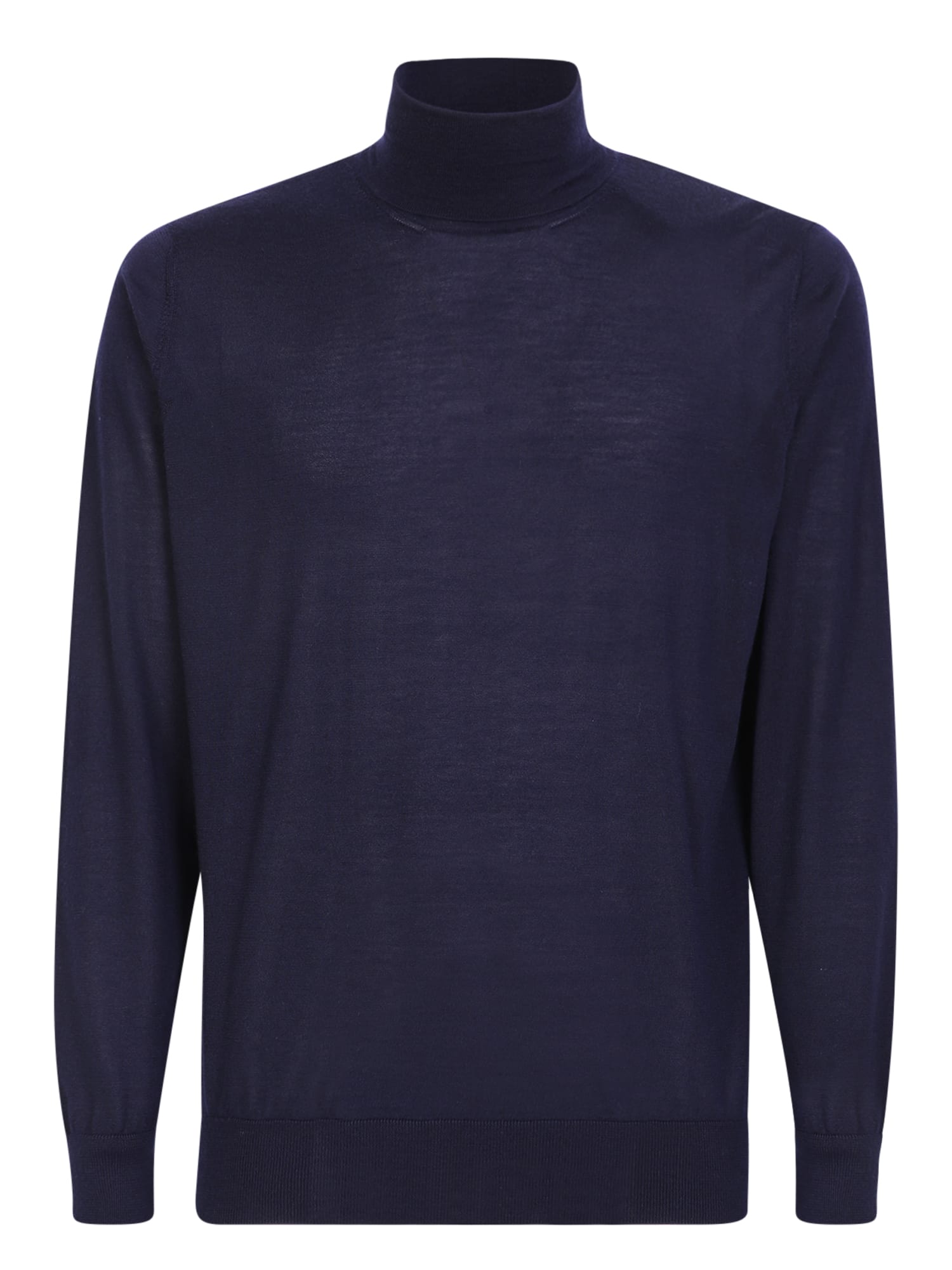 Shop Colombo Blue Silk And Cashmere Sweater