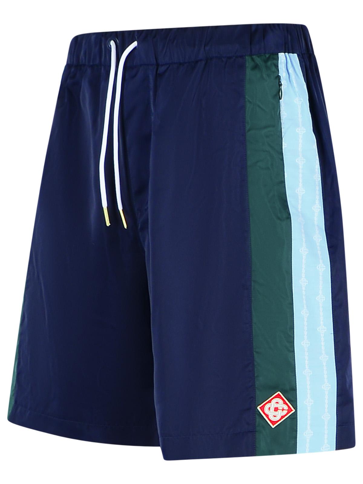 Casablanca Pleated Nylon Sports Shorts In Multicolour