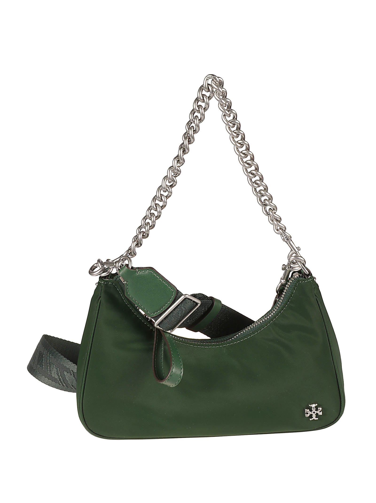 Tory Burch Chain Strap Top Zip Shoulder Bag In Dark Foliage ModeSens