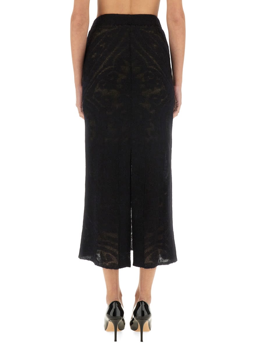 ETRO JACQUARD KNIT SKIRT 