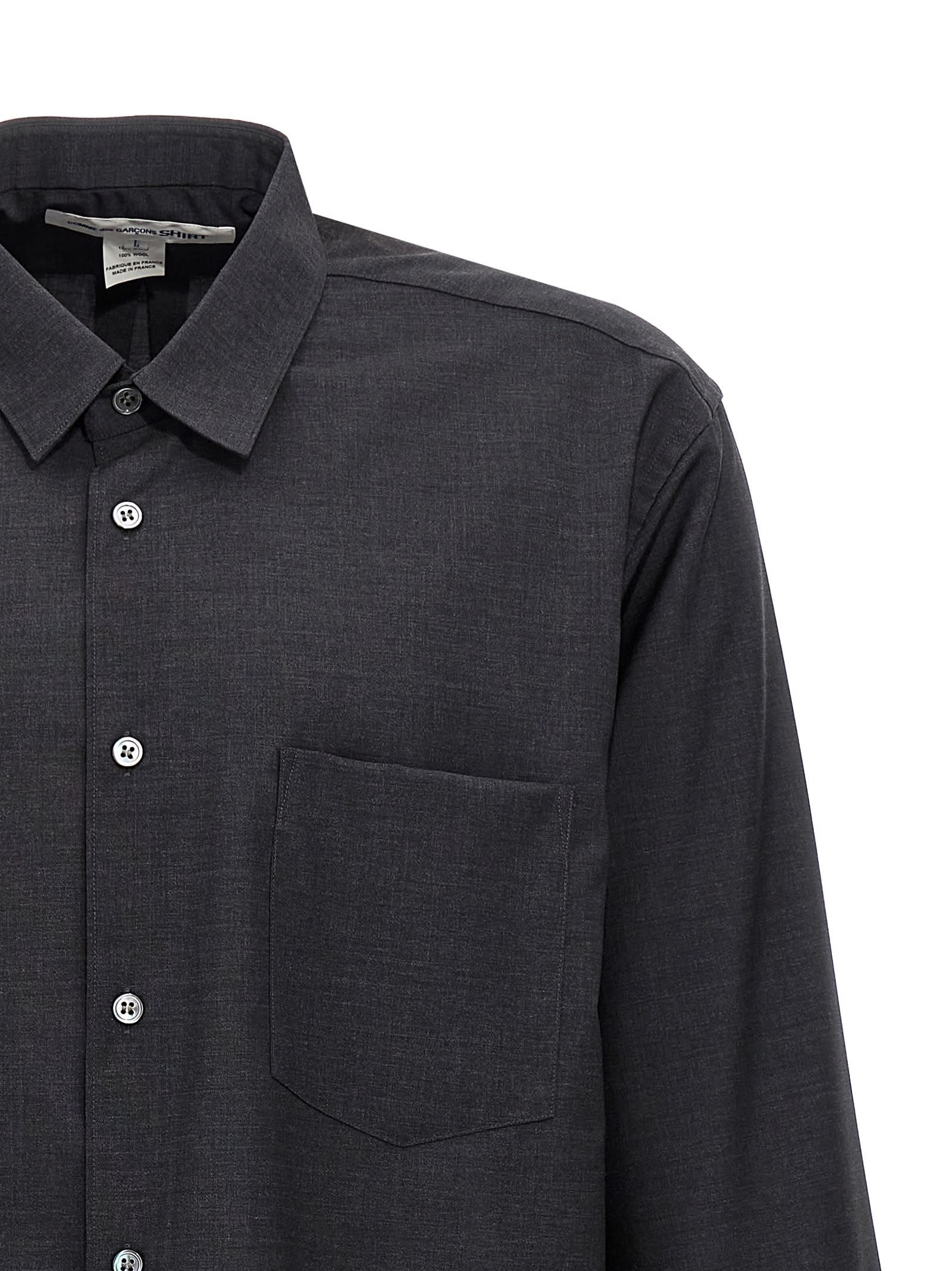 Shop Comme Des Garçons Shirt Forever Shirt In Gray