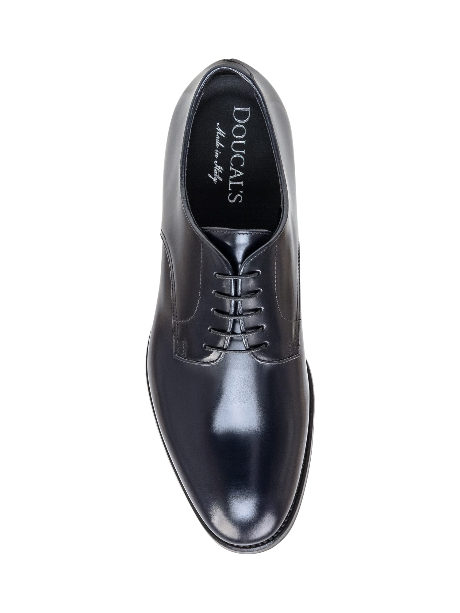 Shop Doucal's Derby Shoe In Tempesta