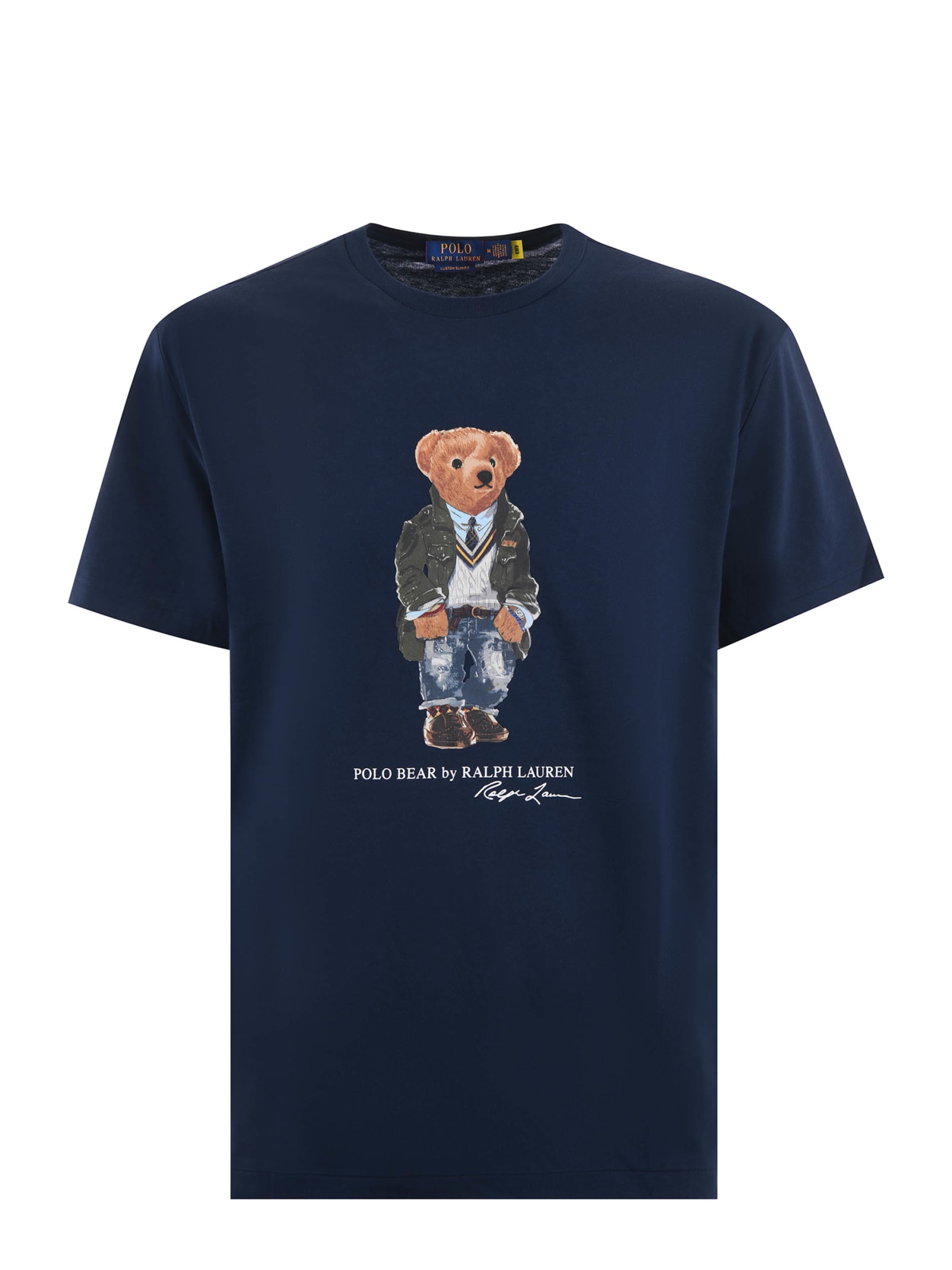 Shop Polo Ralph Lauren T-shirt In Blu Scuro