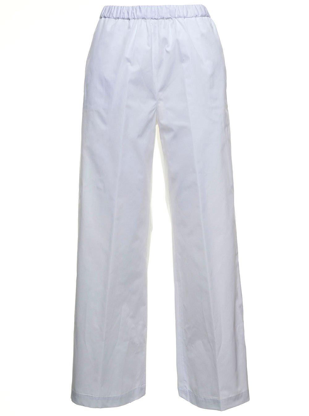 Pocketed Straight-leg Trousers