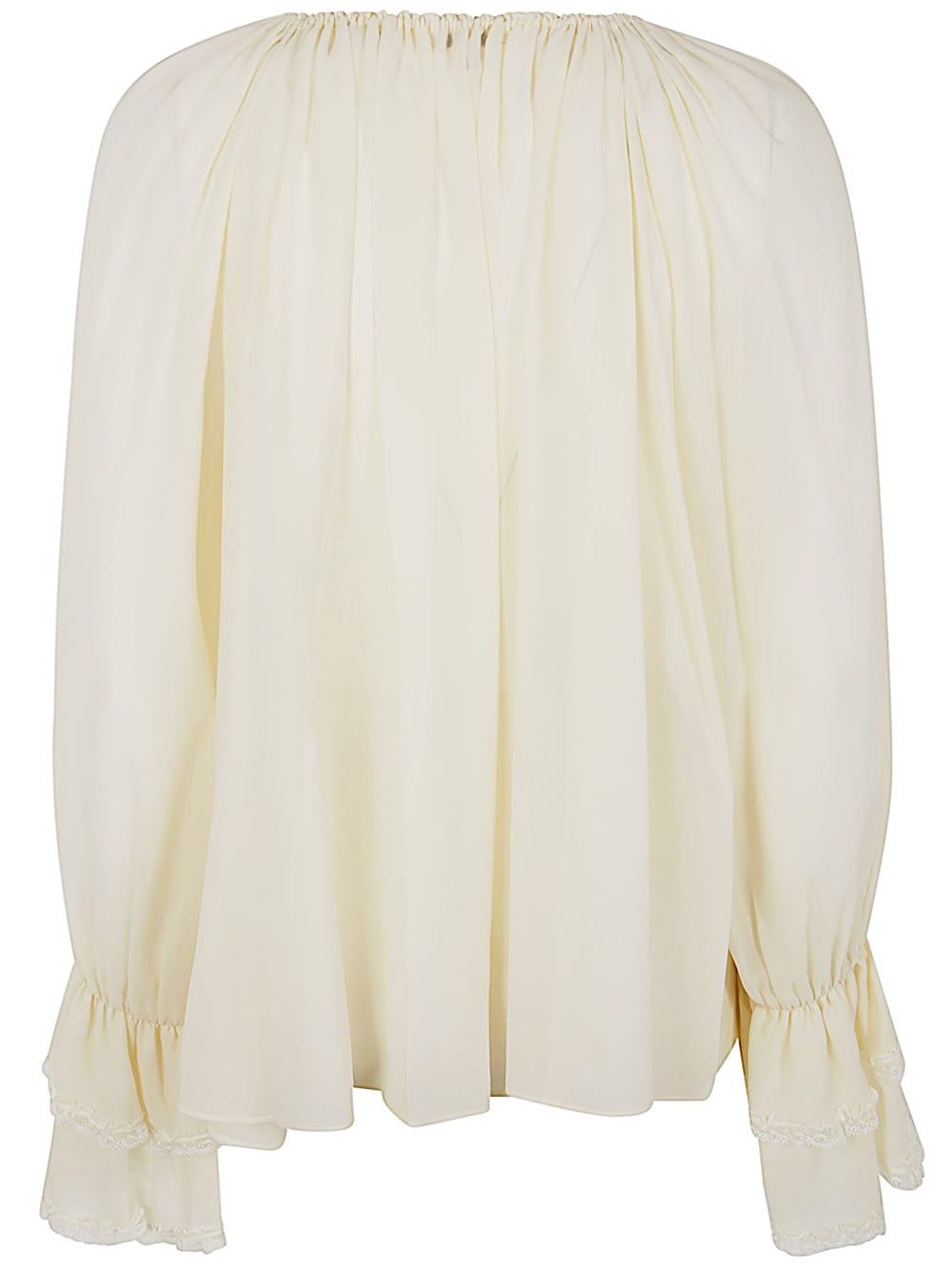 Shop Chloé Classic Shirt In Pristine White