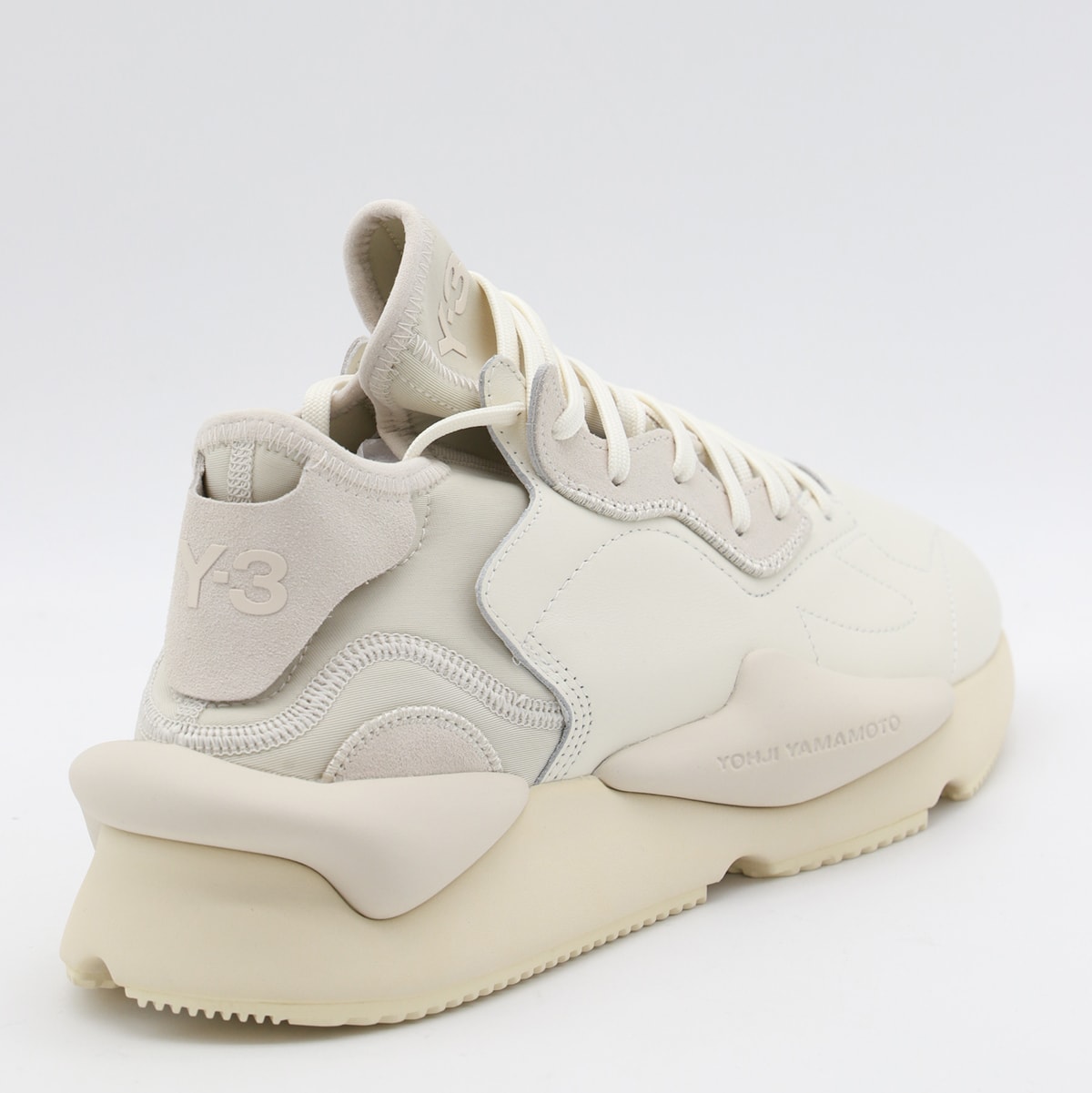 Shop Y-3 White Sneakers In Owhite/creamwht/alumin