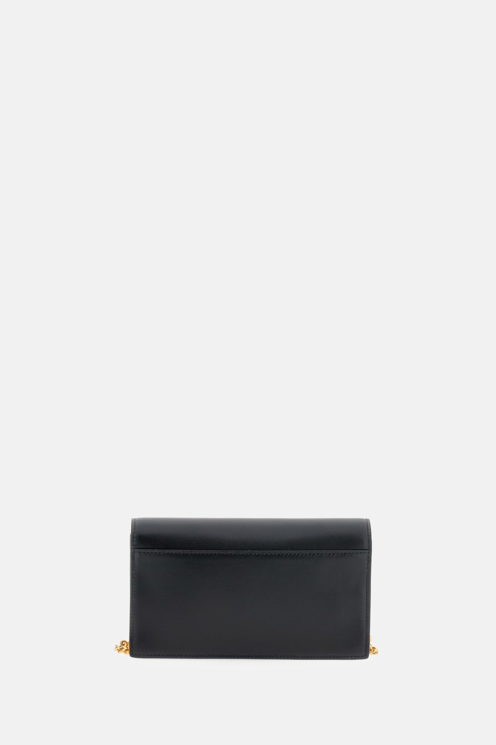 Polo Ralph Lauren Polo Id Leather Chain Wallet And Bag In Black
