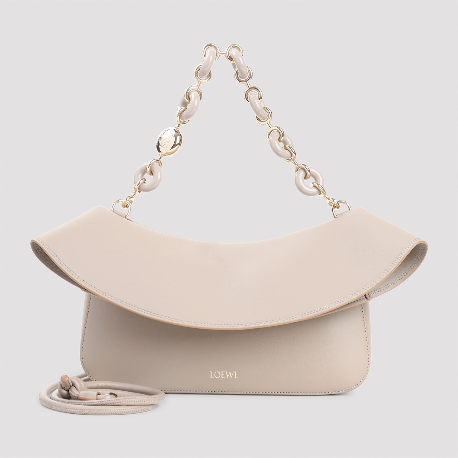Loewe Sand Ola Medium Shoulder Bag In Pink