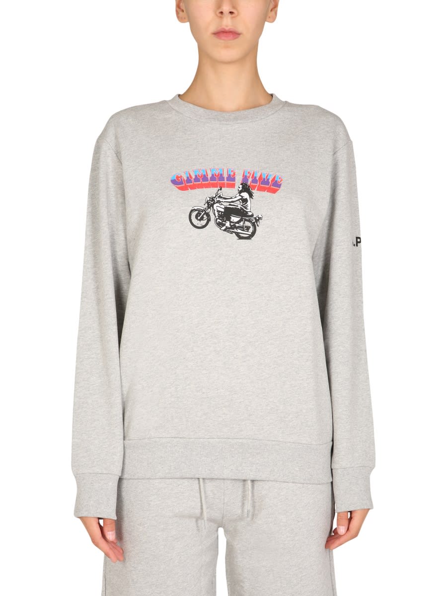 Shop Apc Mika Sweatshirt In Grey