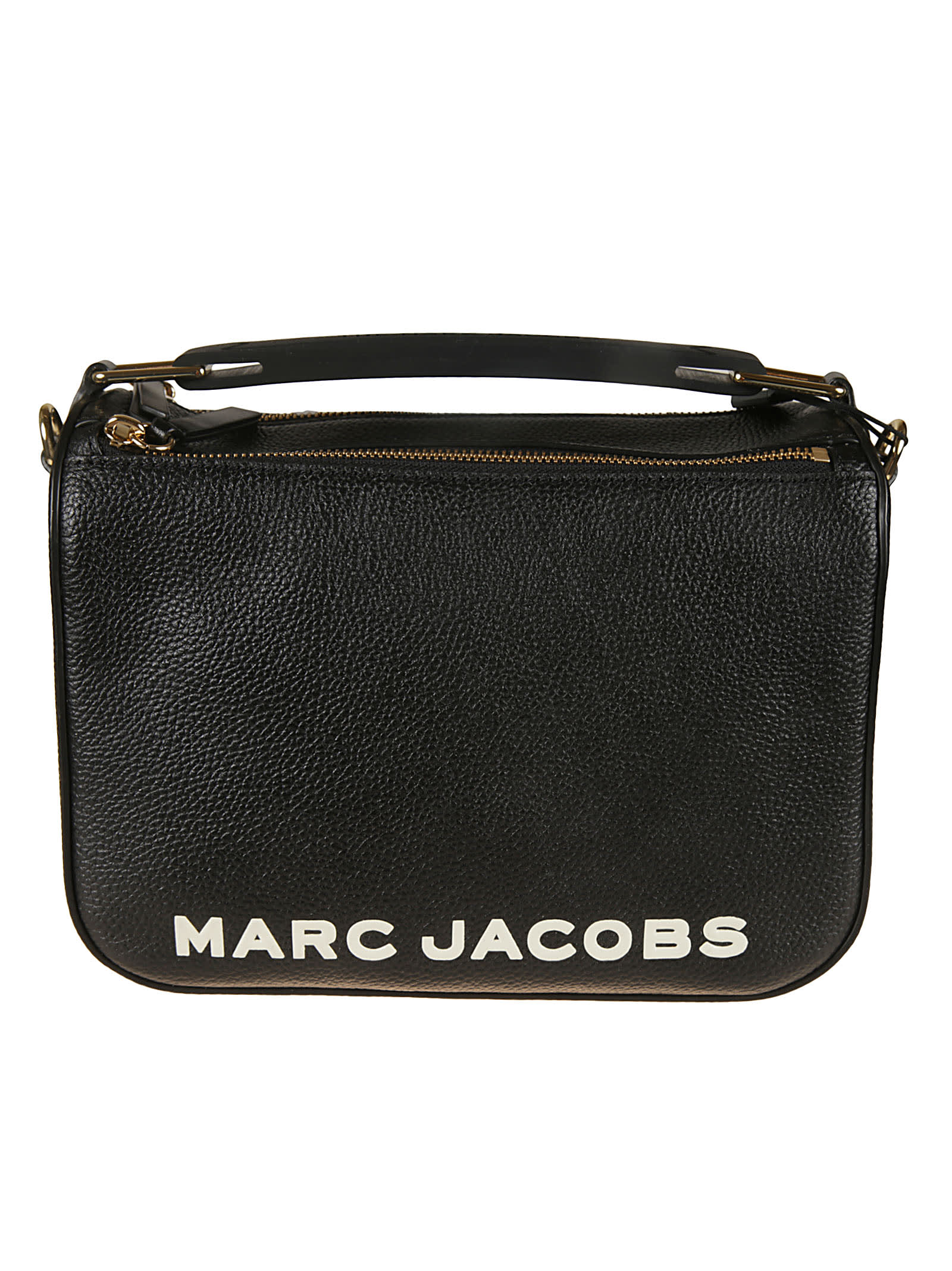 Marc Jacobs Top Zip Logo Printed Shoulder Bag