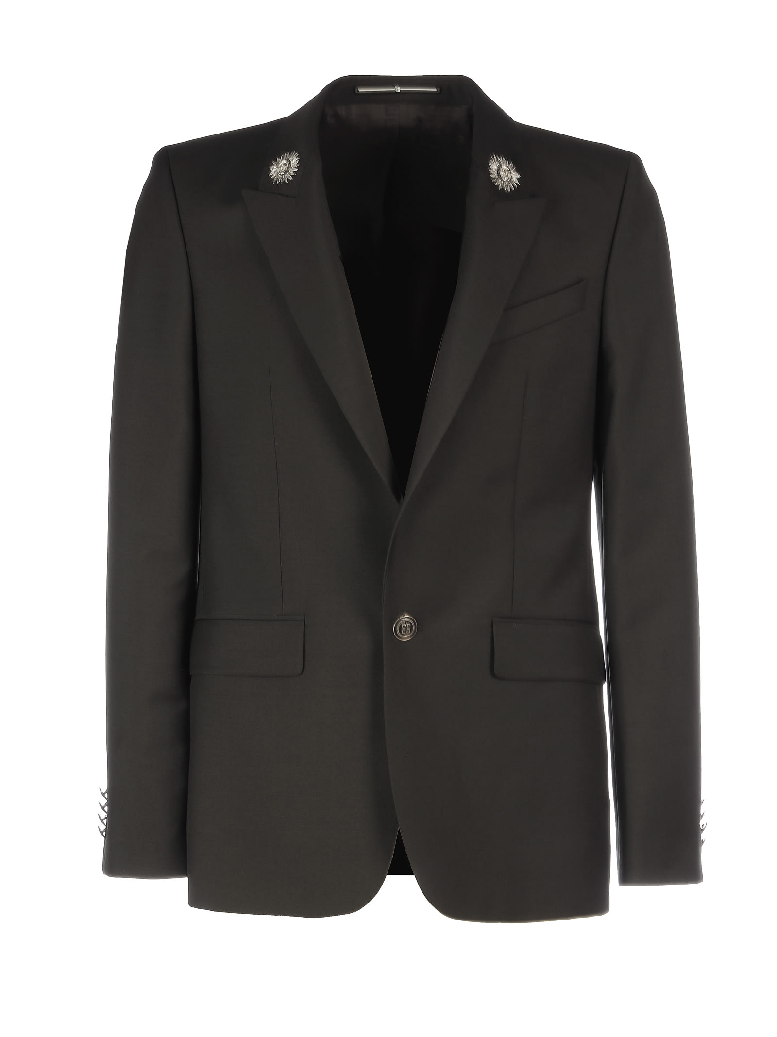 Click to view more detailed imagery on our partner's website Givenchy Jacket With Sun Details In Black