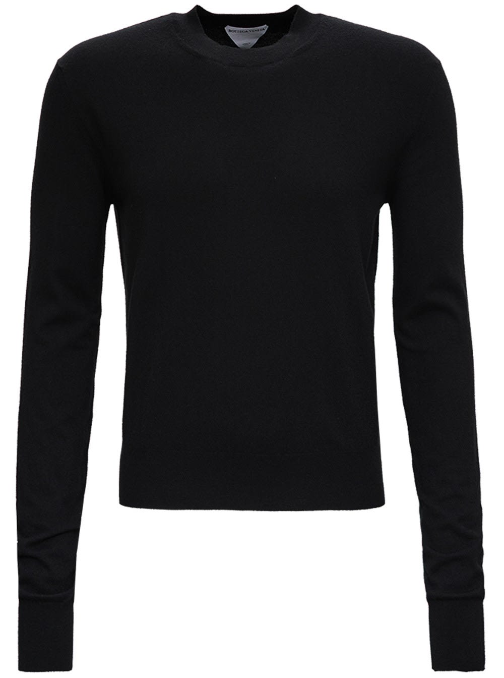 Bottega Veneta Black Sweater In Cashmere Blend