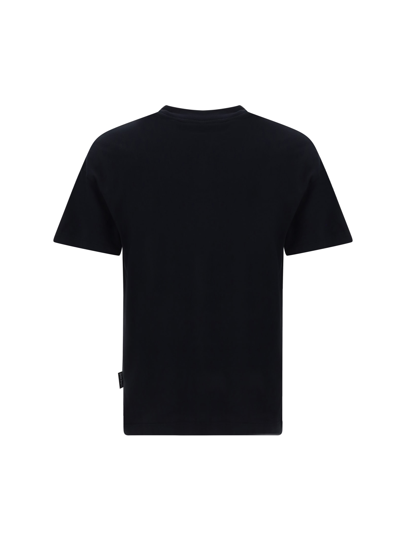 Shop Palm Angels T-shirt In Black Off White