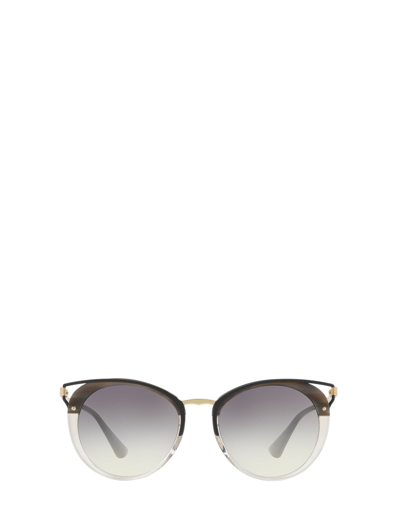 Prada Prada Pr 66ts Striped Grey Sunglasses
