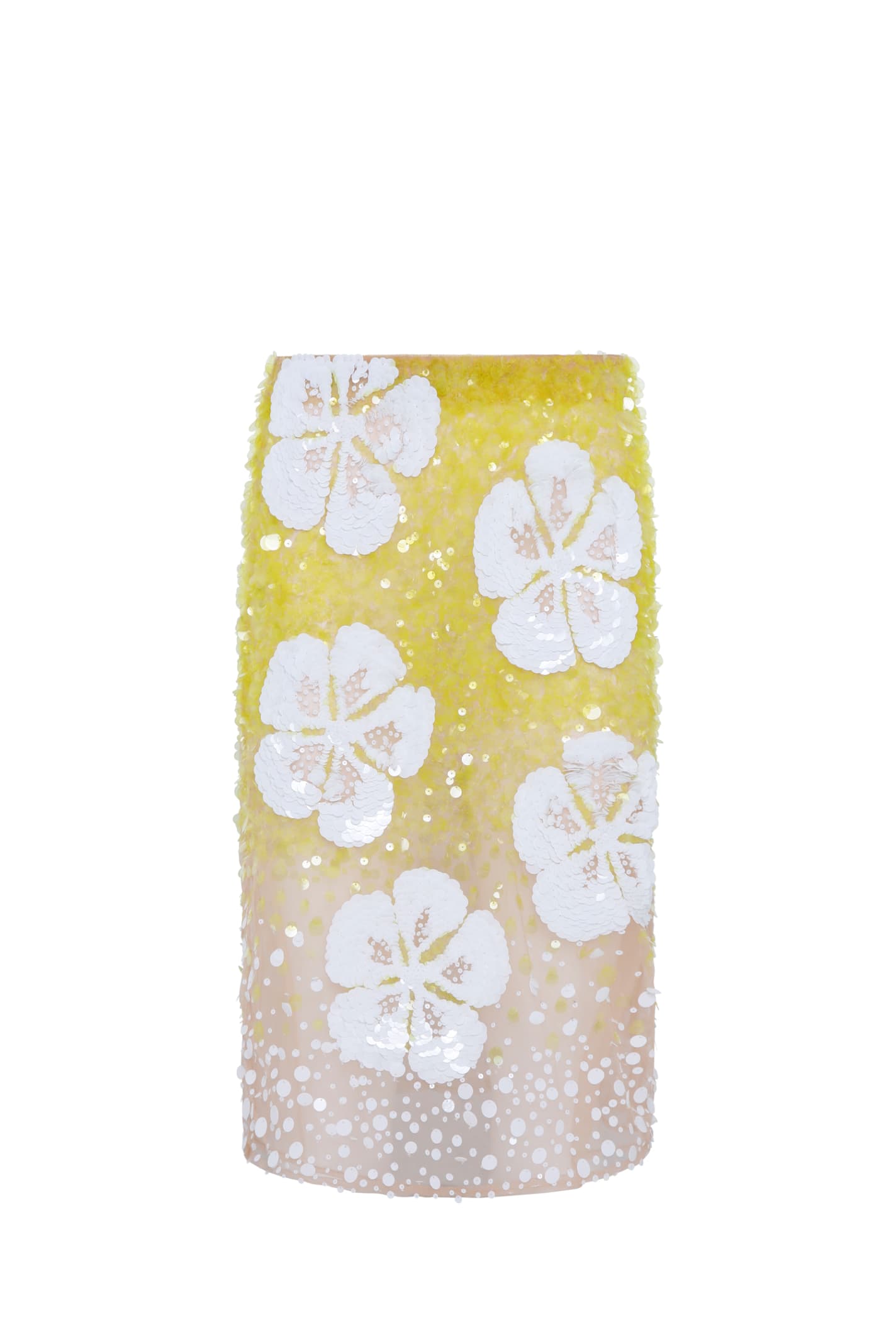 Shop Des Phemmes Skirt In Yellow