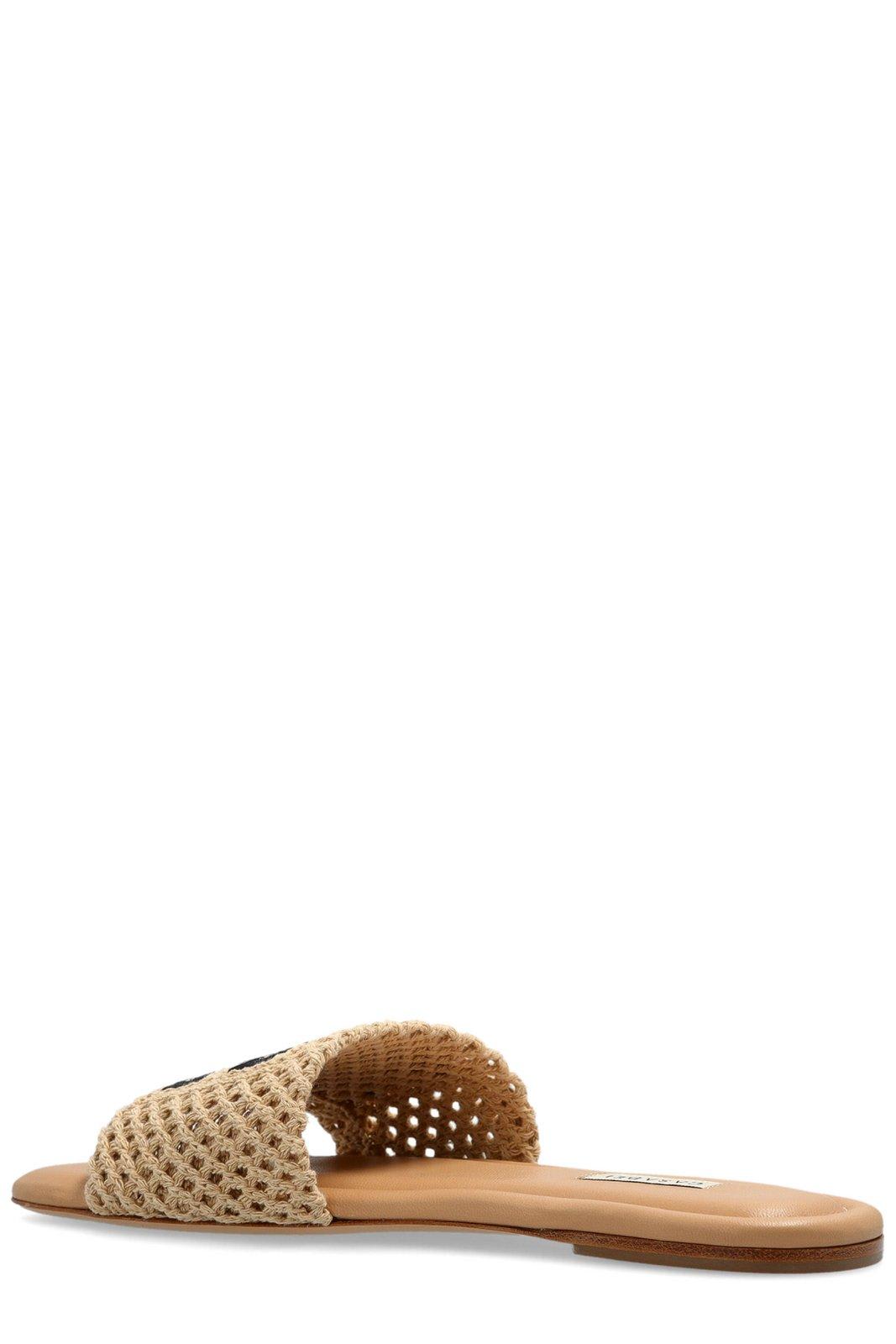 Shop Casadei Positano Flat Slides