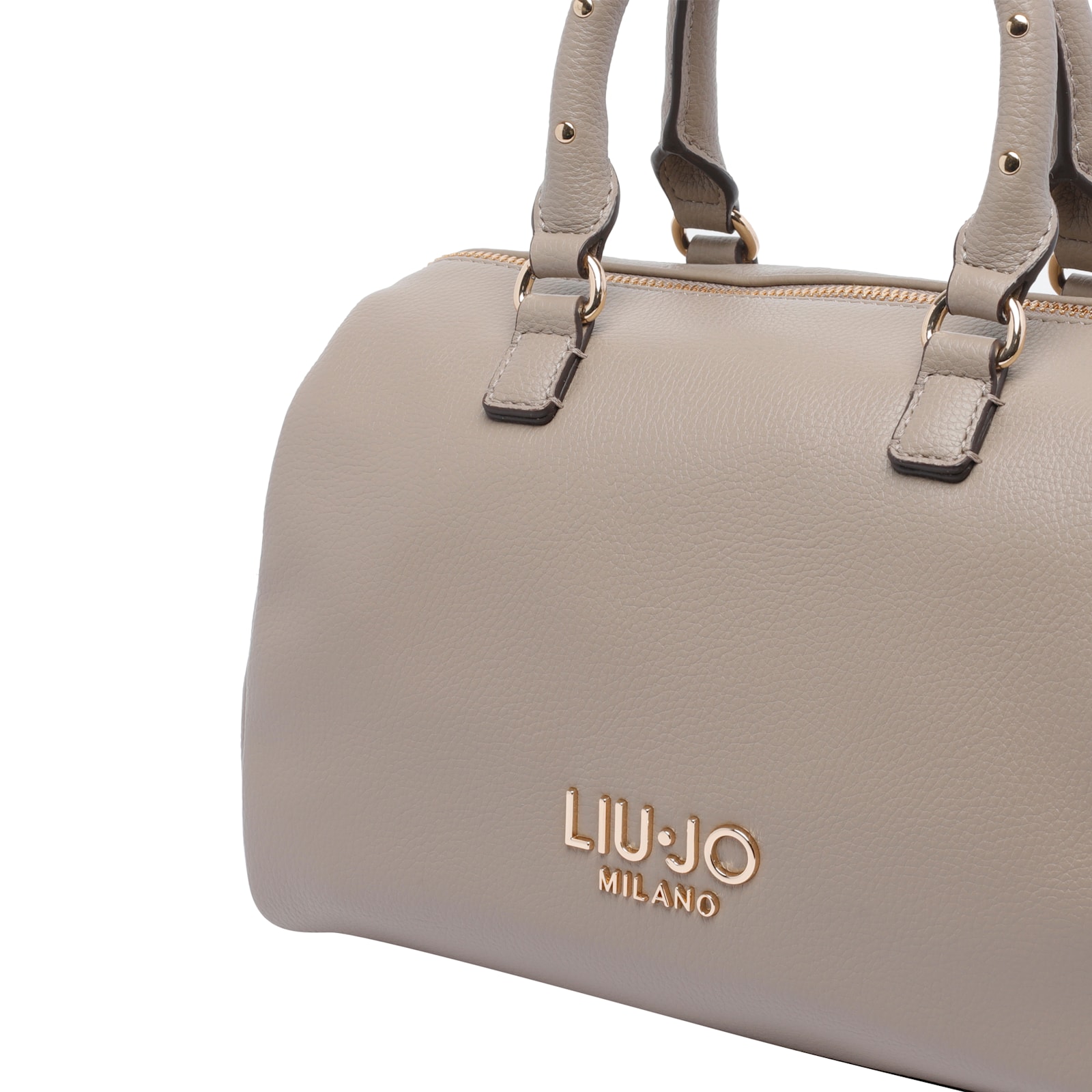 Liu •jo Logo Satchel In Sand