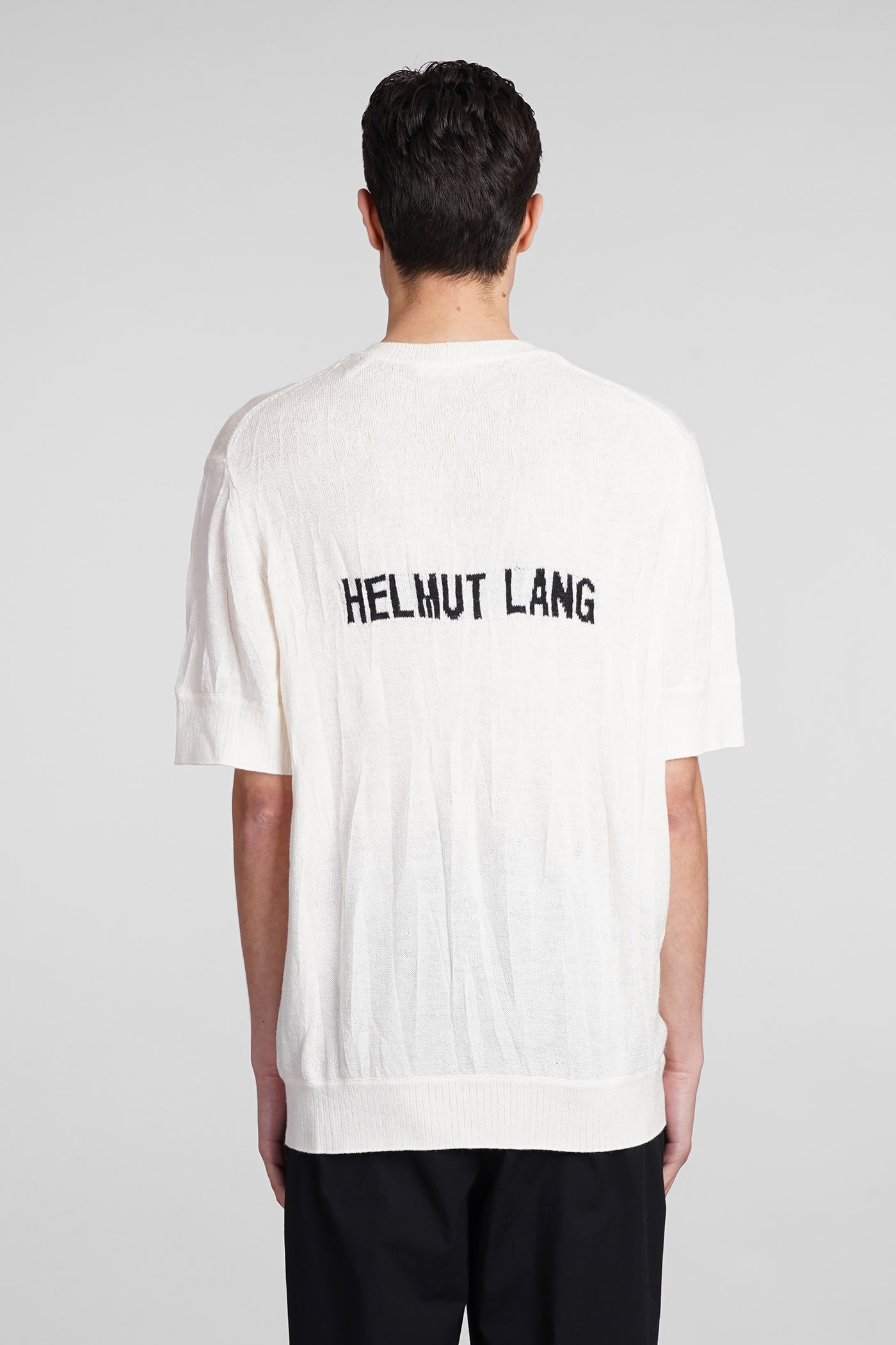 Shop Helmut Lang Knitwear In Beige Wool