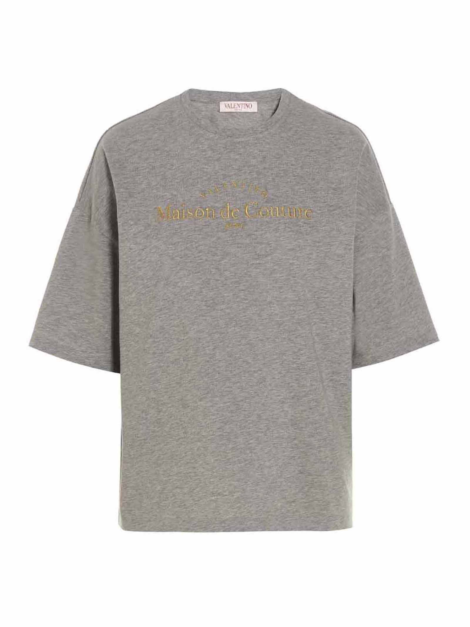 Valentino T-shirt  Maison De Couture In Gray