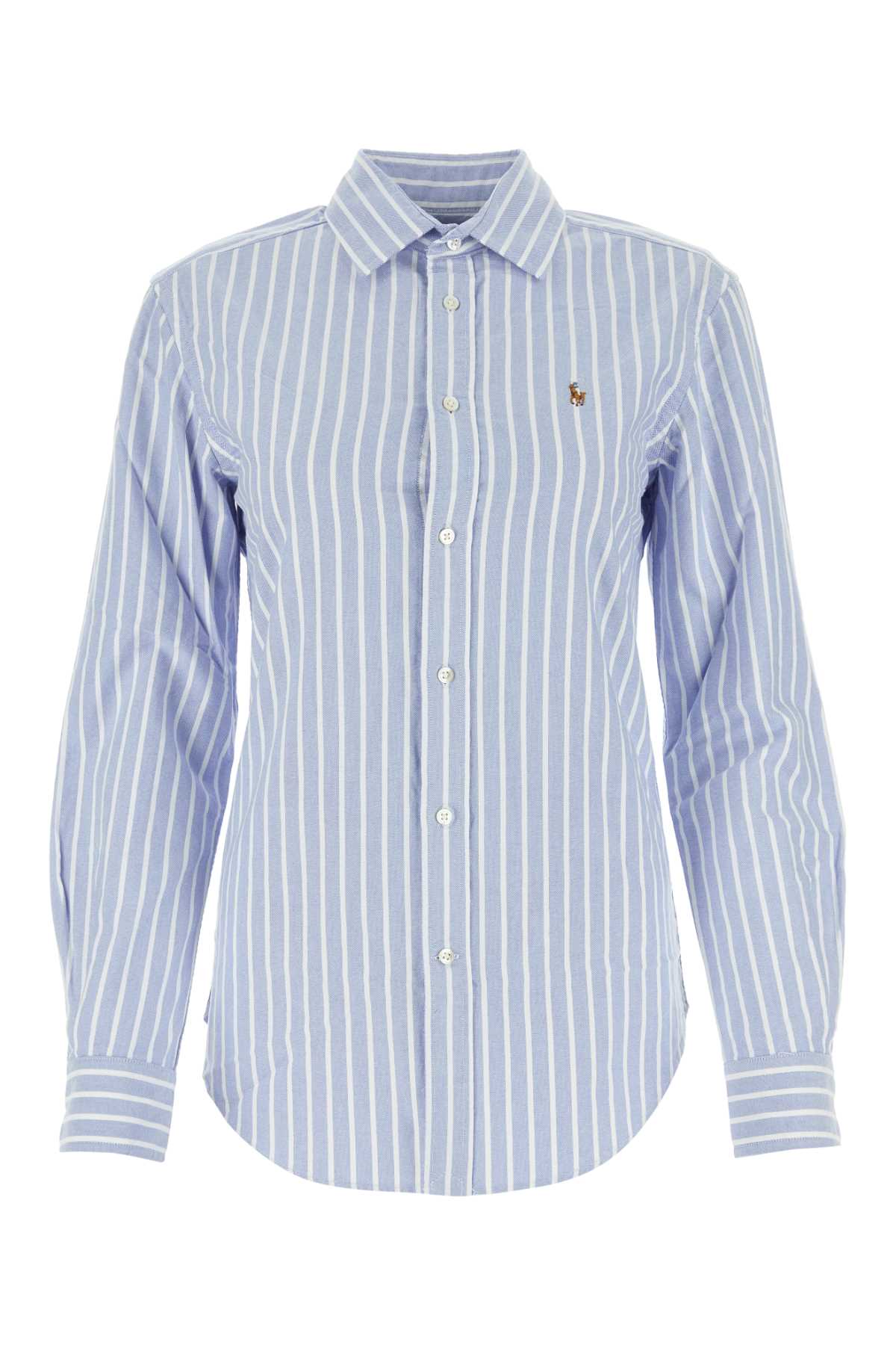 Shop Polo Ralph Lauren Embroidered Oxford Shirt In 004